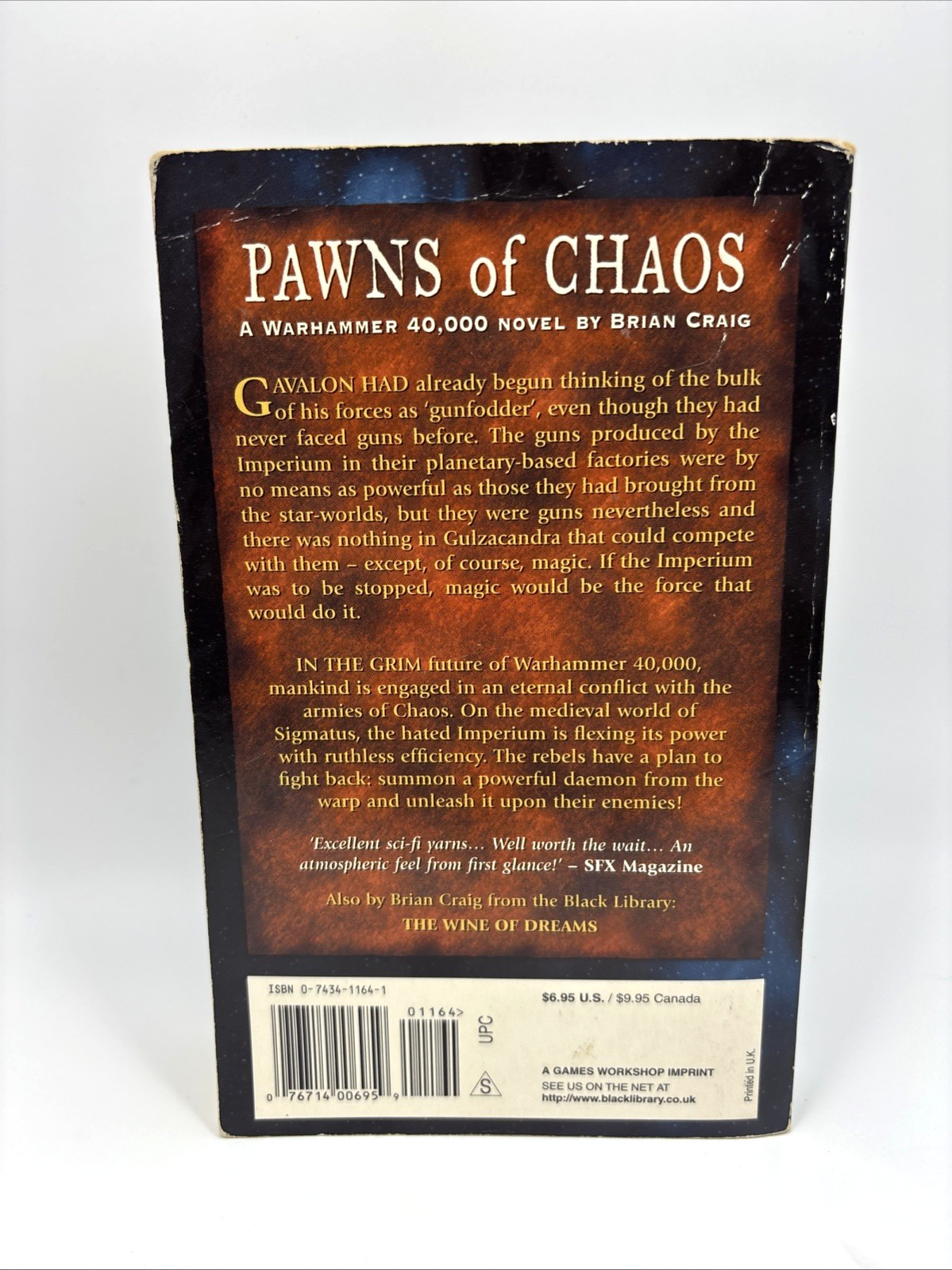 Warhammer 40k: Pawns of Chaos by Brian Craig Black Library Mass Market PB 1s US