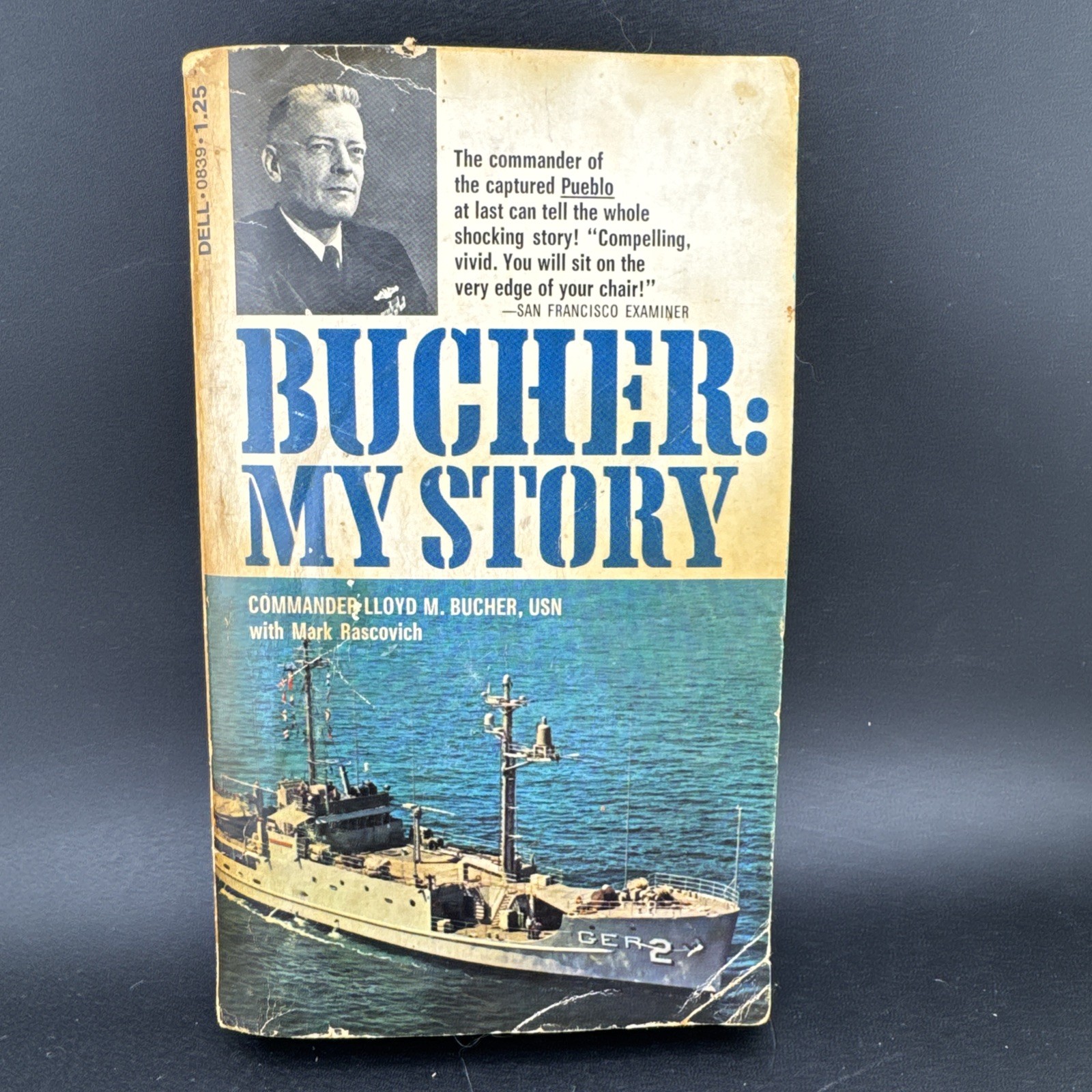 BUCHER ~ MY STORY Commander Lloyd M. Bucher USN 1971 Vintage Dell Paperback