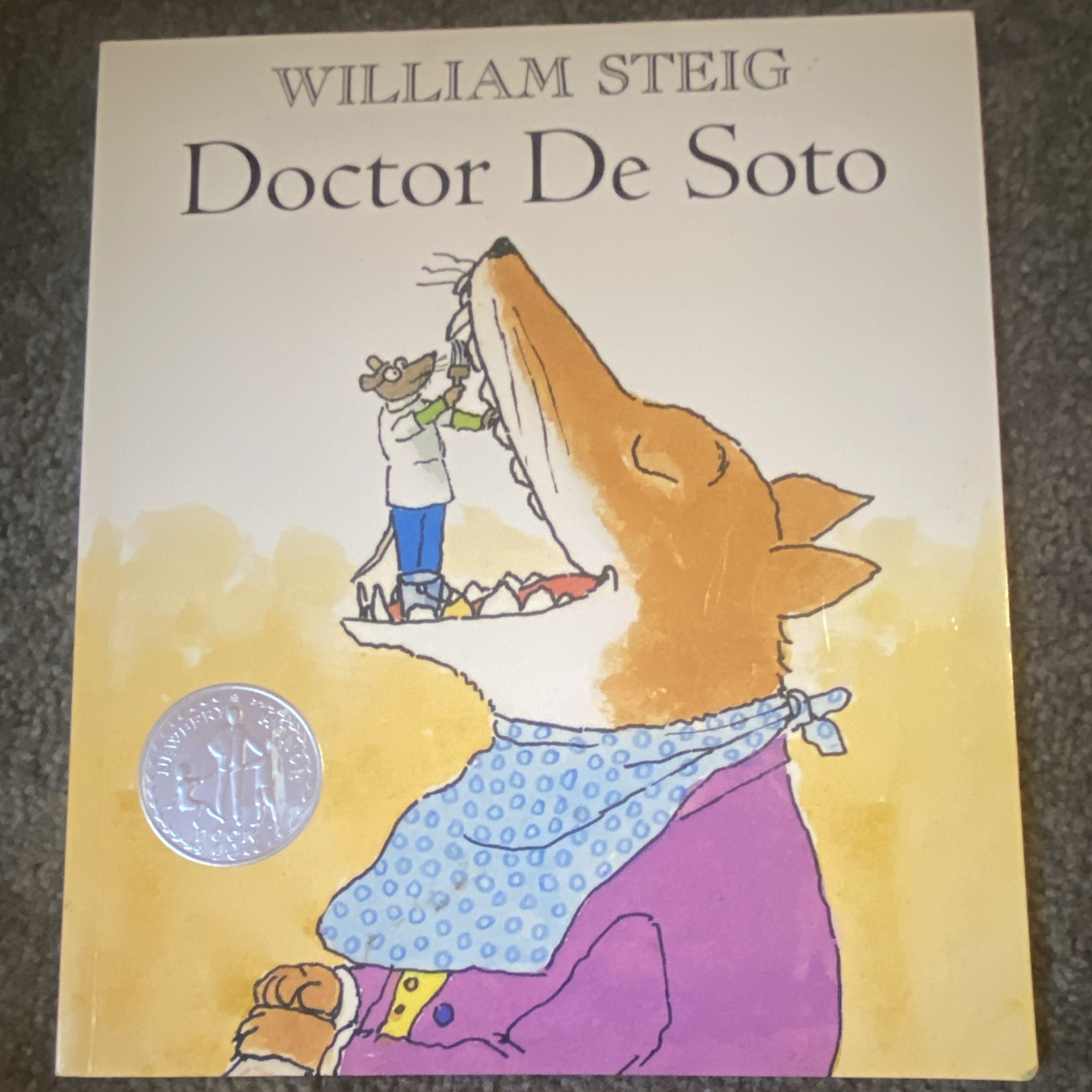 Doctor De Soto William Steig 2010 Trade PB Picture Book Square Fish Newbery