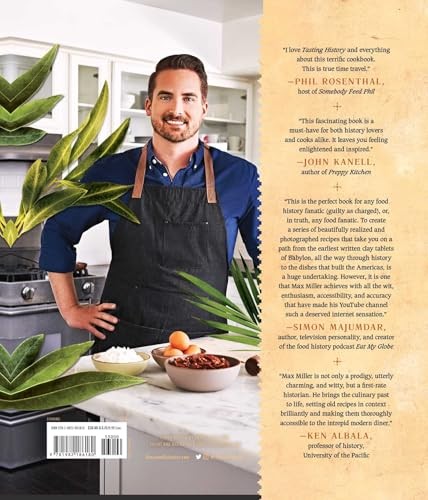 Tasting History Cookbook by Max Miller Historical Recipes Food Journey 80 Rec…