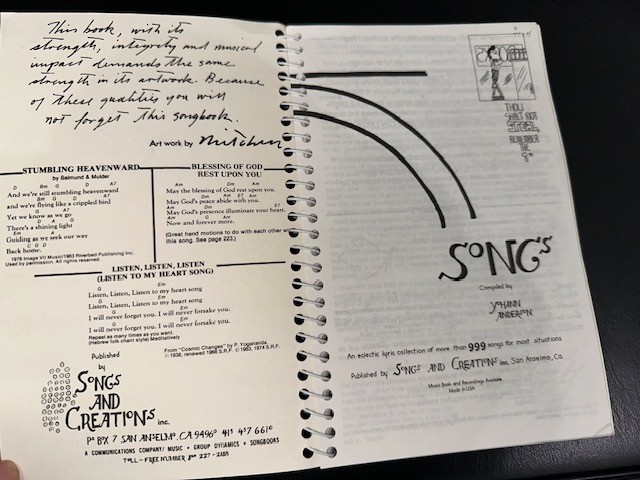 Songs by Yohann Anderson – Spiral Bound ~ By Songs and Creations Songbook 1992