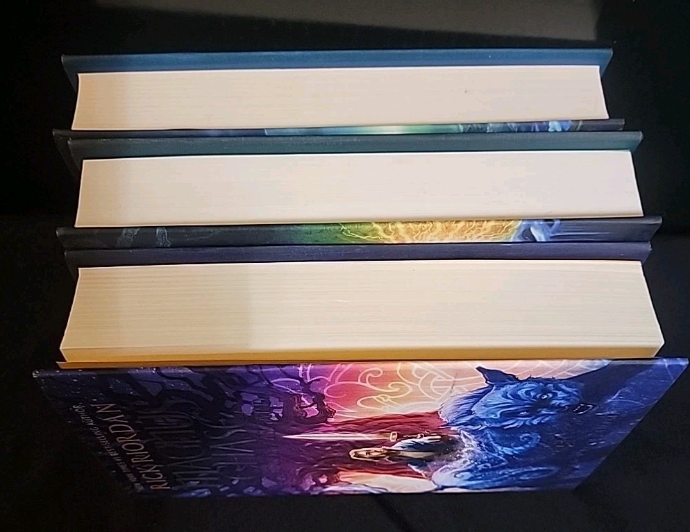 Magnus Chase and the Gods of Asgard 1-3 Book Collection Set Lot Rick Riordan HC