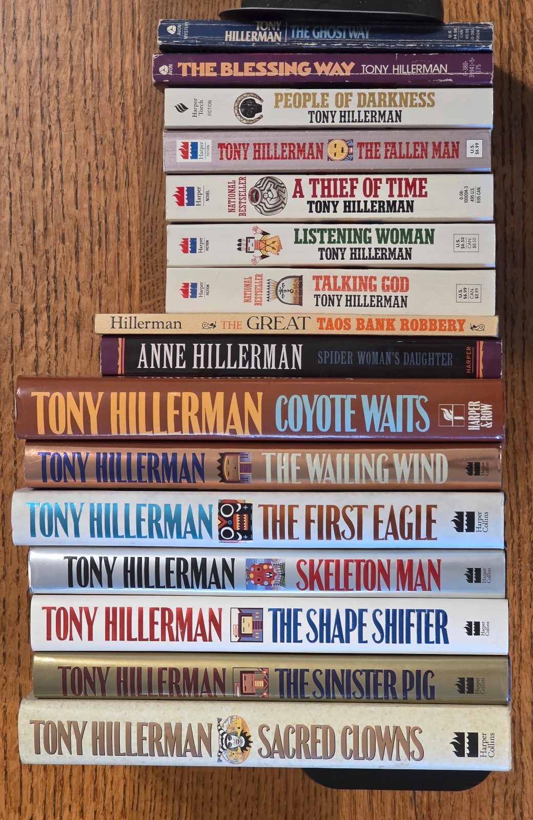 Tony/Anne Hillerman Leaphorn Chee Manuelito Mystery Lot 16 HCPB+Grt Taos Bnk Rob