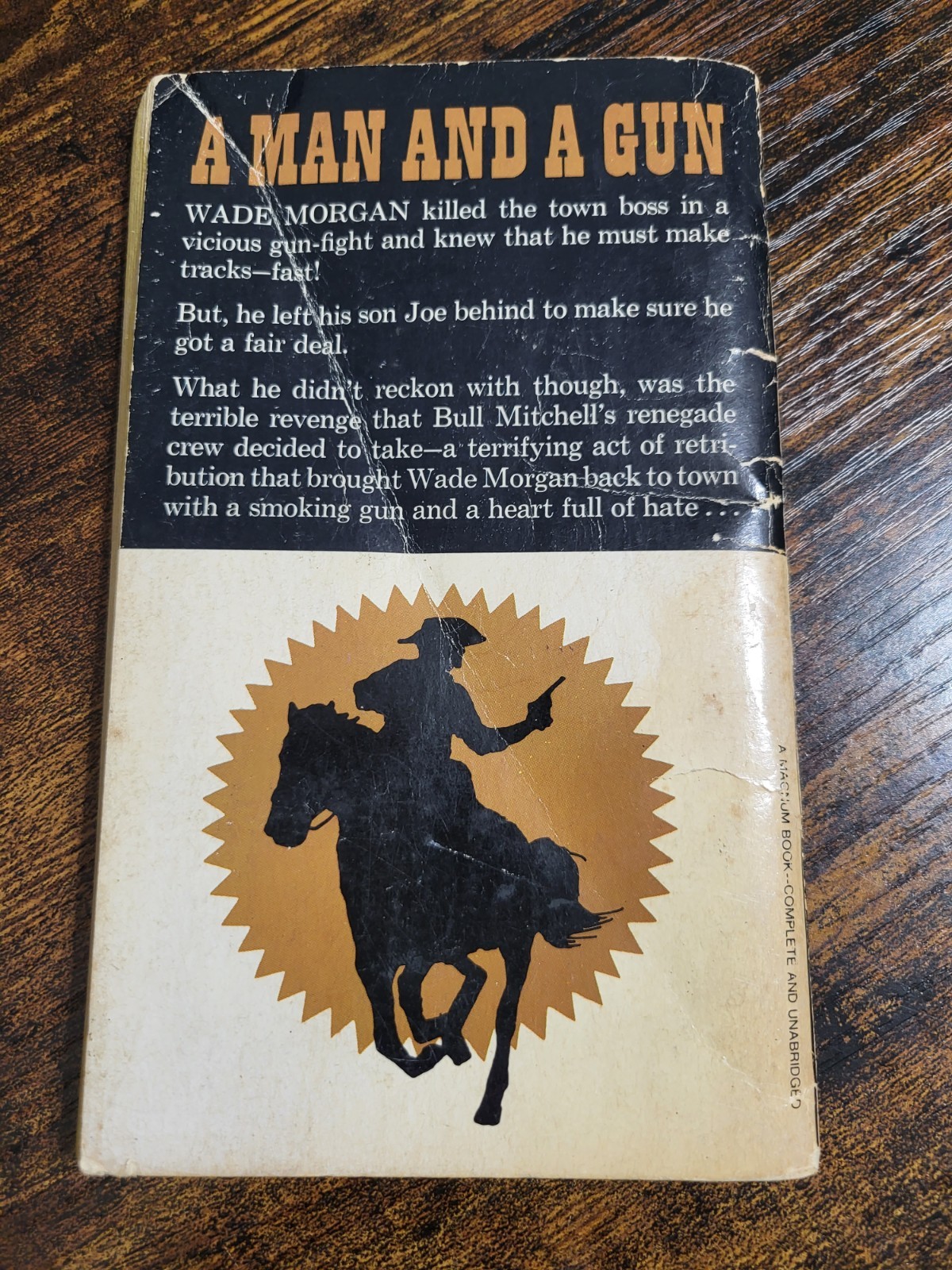 Vintage paperback 1935 western wild west shotgun fight six guns renegade cowboy