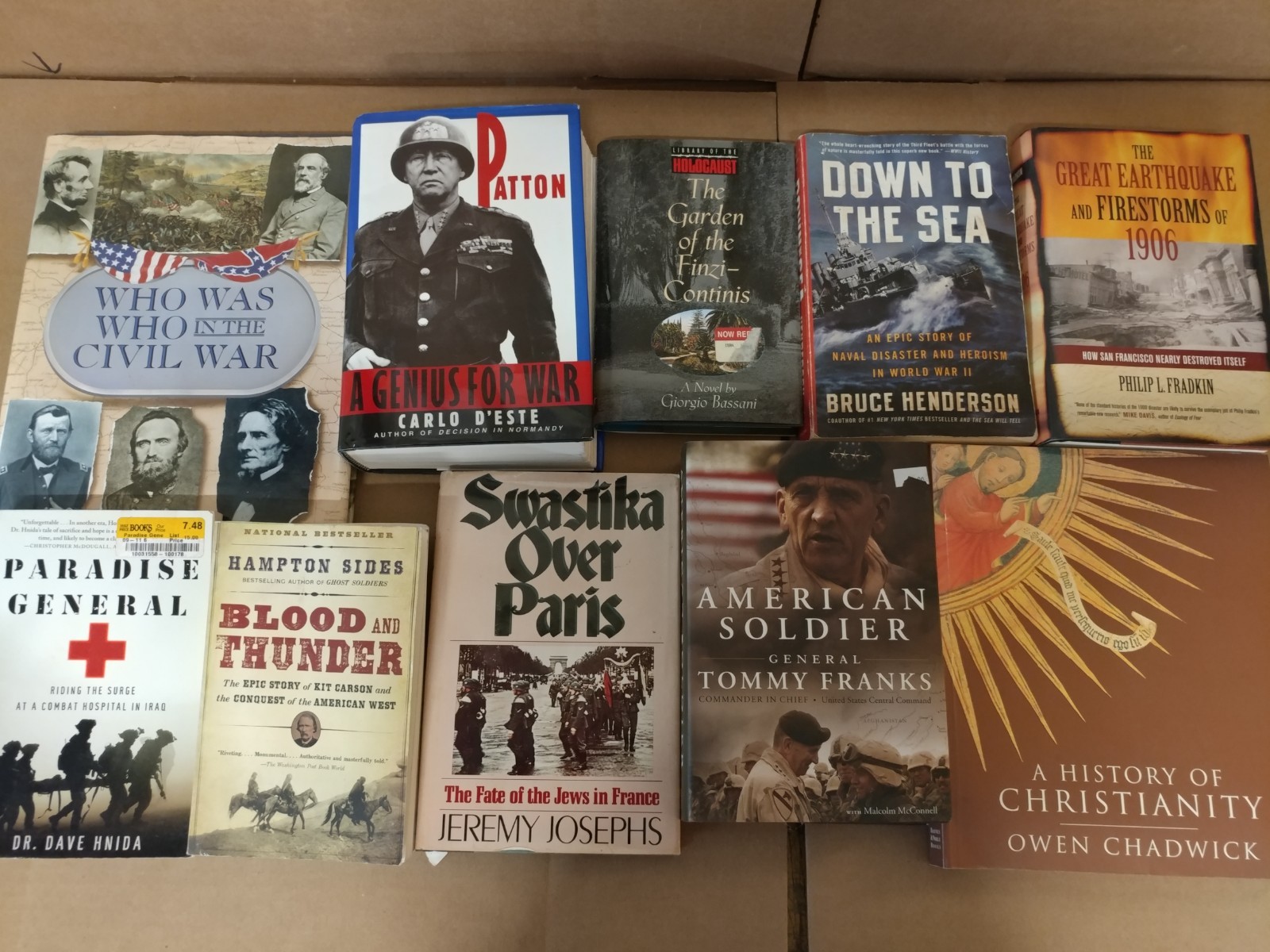 Lot of 5 History US World Europe American Europe Ancient War Book MIX UNSORTED