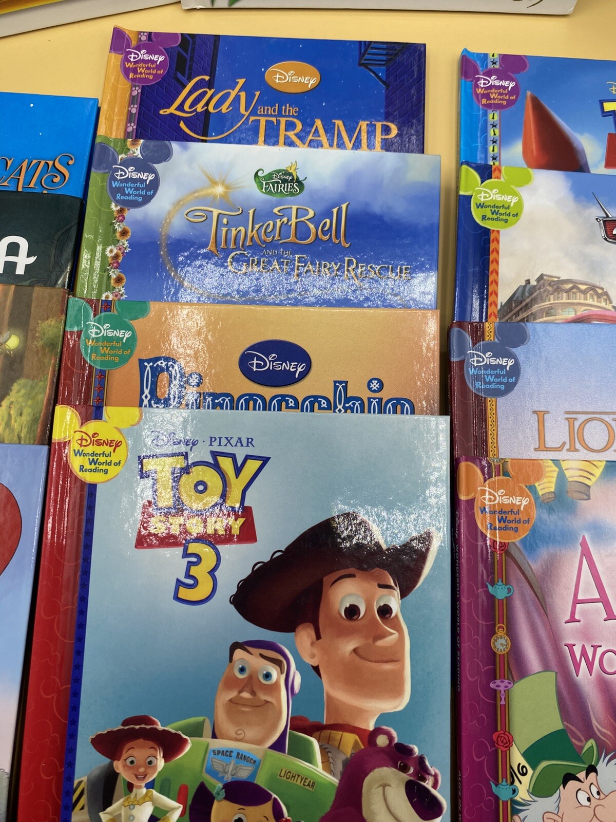 2010’s Disney’s Wonderful World of Reading Lot 23 Hardcover Books