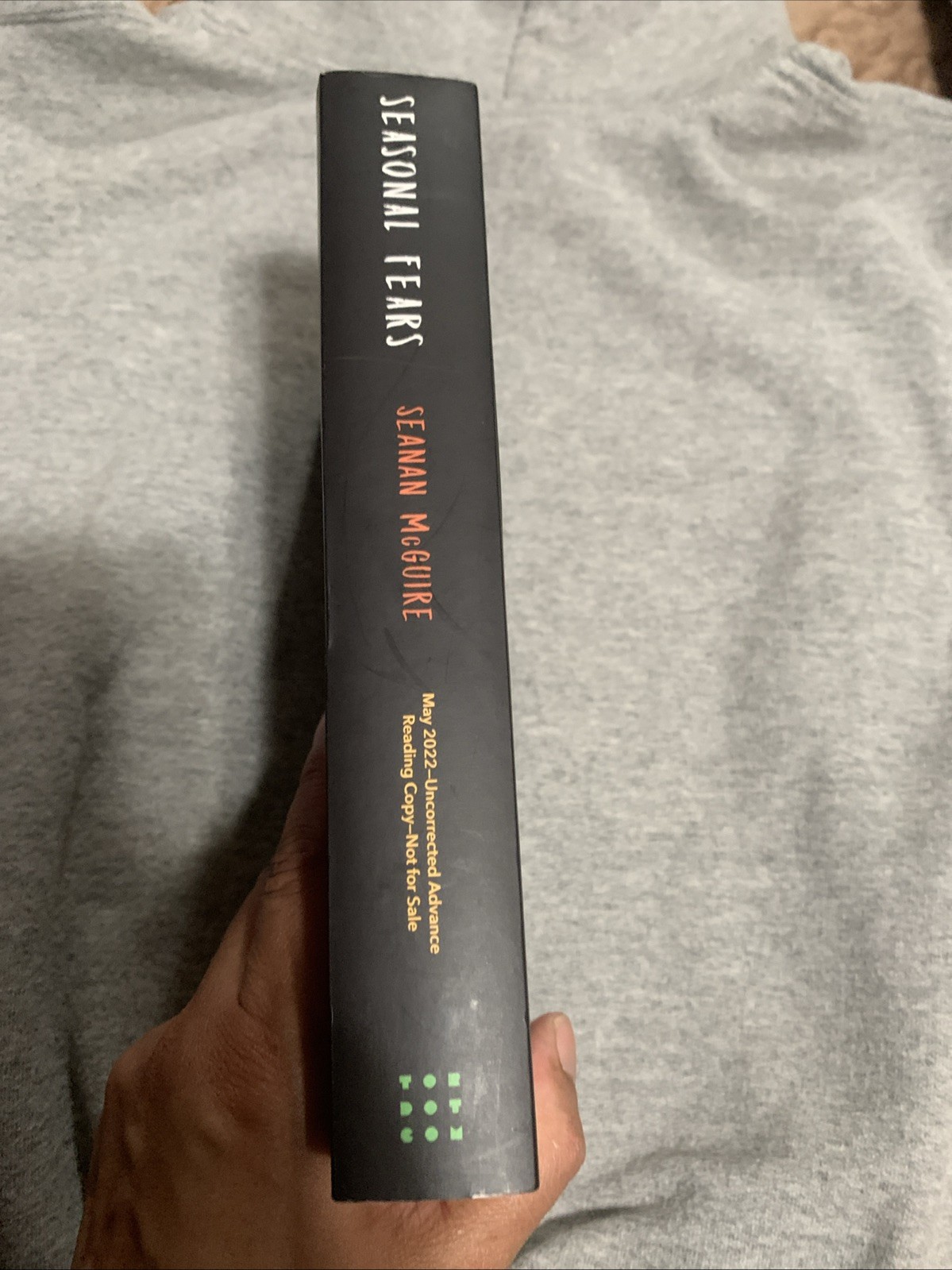 Seasonal Fears – Advance Reader’s Copy-By Seanan McGuire Paperback