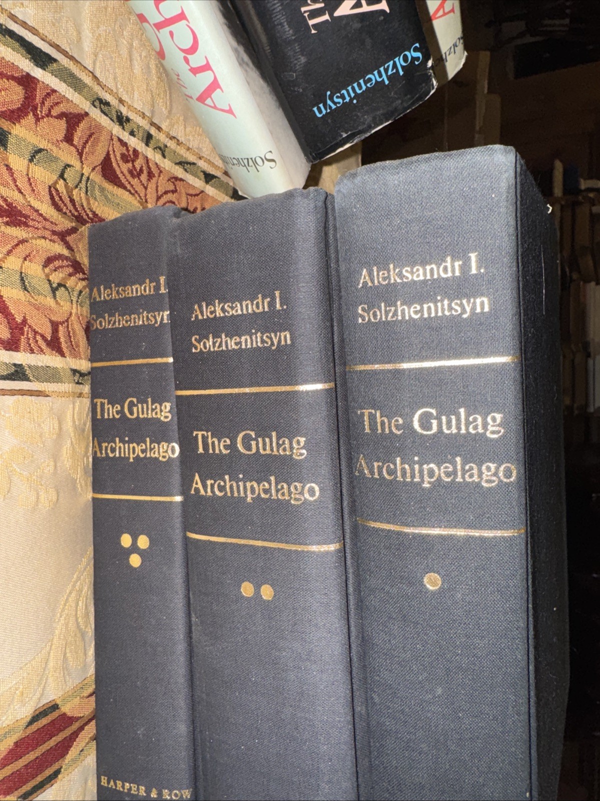 The Gulag Archipelago SET of 3 Aleksandr Solzhenitsyn 1st Edition HC