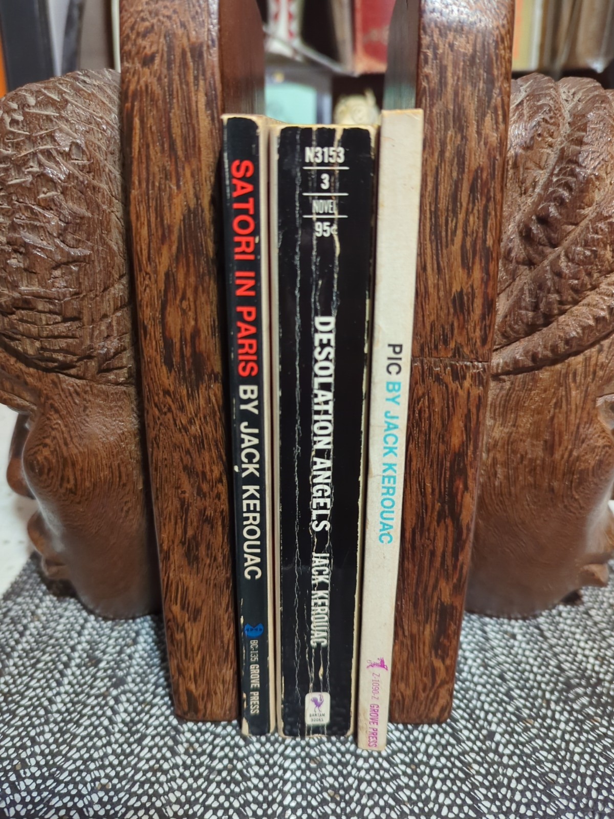 Jack Kerouac 1st Edition Paperback Lot Satori In Paris Desolation Angels & PIC