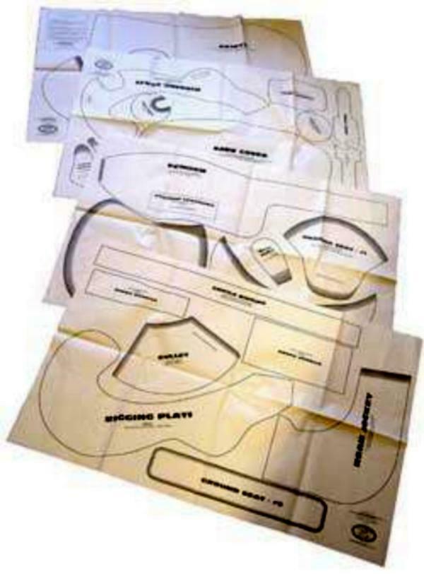 Saddlemaking Patterns – Full Size, Various Styles
