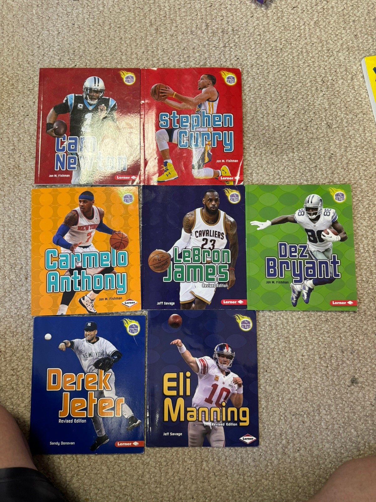 Lot Of 7 Various Amazing Athletes Books, As Shown (Paperback)) – GOOD