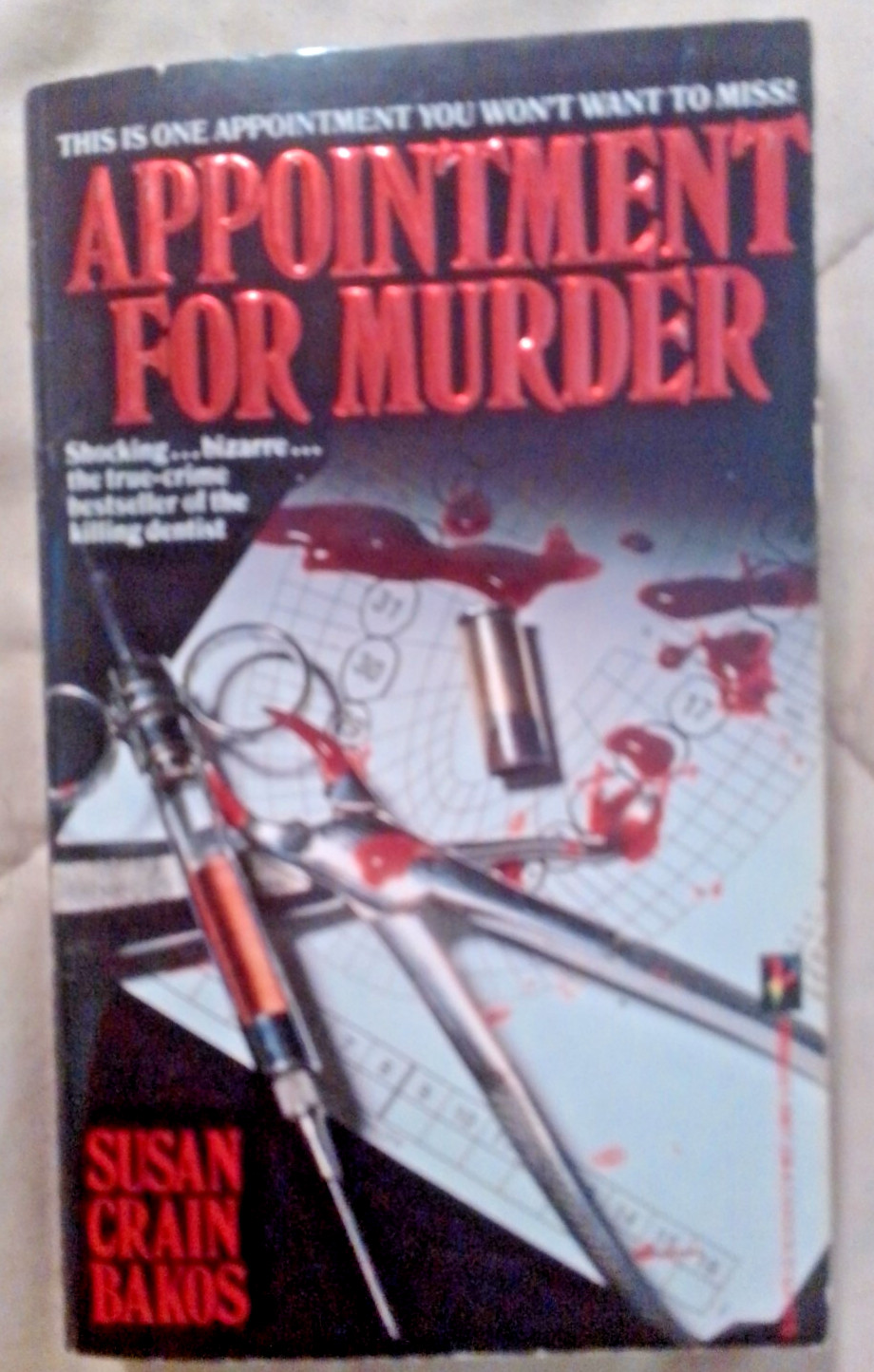 Appointment for Murder by Susan Crain Bakos (1989, pinacle books first printing)
