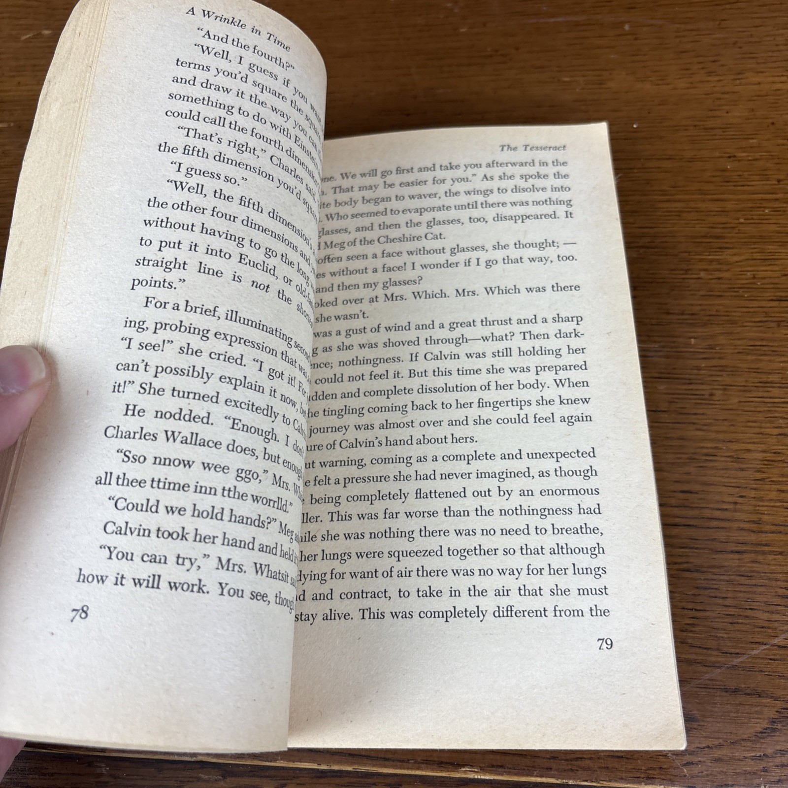 A Wrinkle in Time by Madeleine L’Engle 1975 Dell Yearling