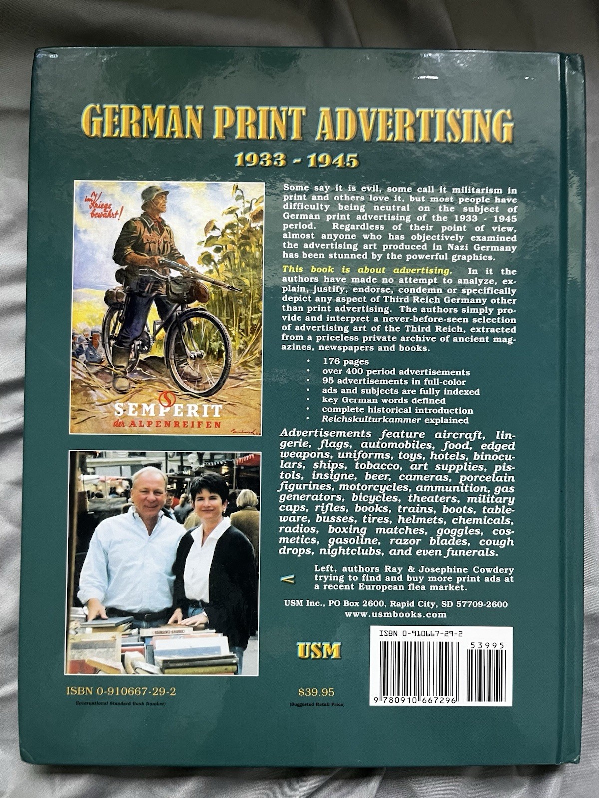 German Print Advertising 1933-1945 Josephine & Ray Cowdery Nazi Germany Book
