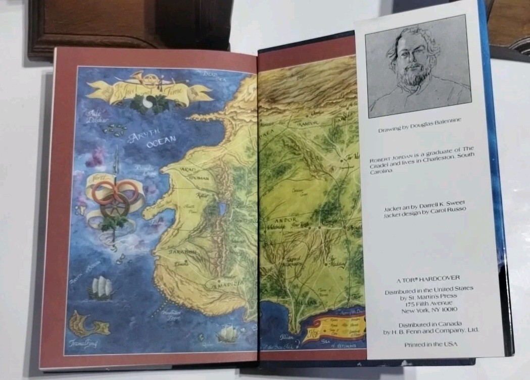 Wheel of Time 7 A Crown of Swords Hardcover First 1st Edition Robert Jordan