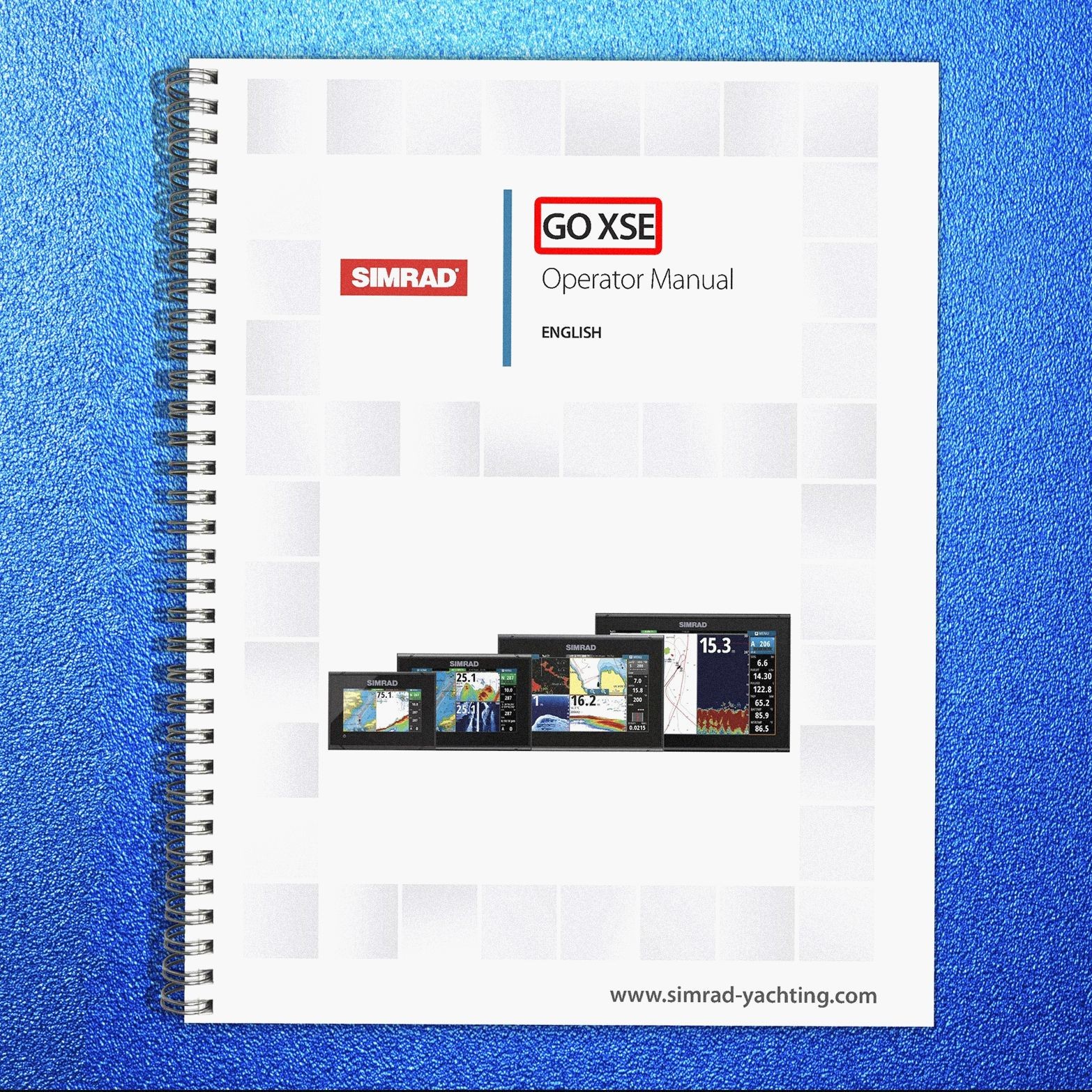 SIMRAD GO XSE Operator Manual – STEEL WIRE BINDING – DURABLE COVERS
