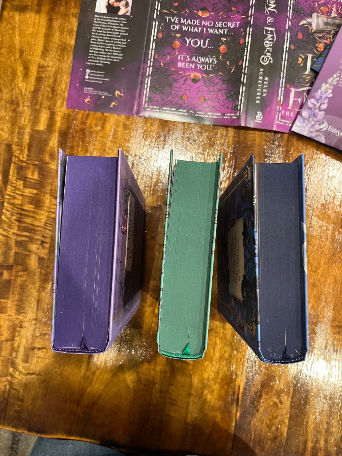 Fairyloot exclusive The Ashes of Thezmarr by Helen Scheuerer signed set