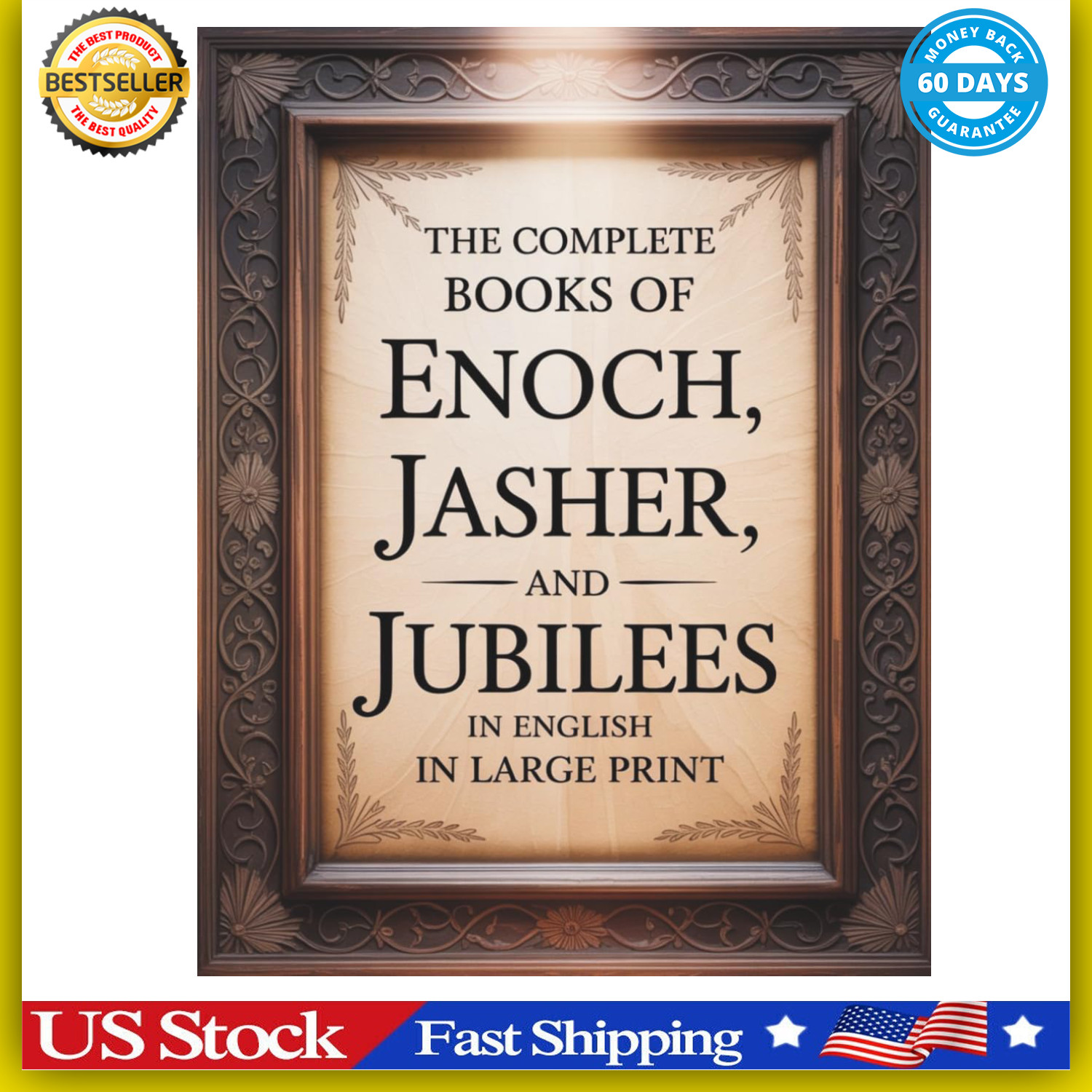 The Complete Books of Enoch, Jasher, and Jubilees in English in Large Print: the