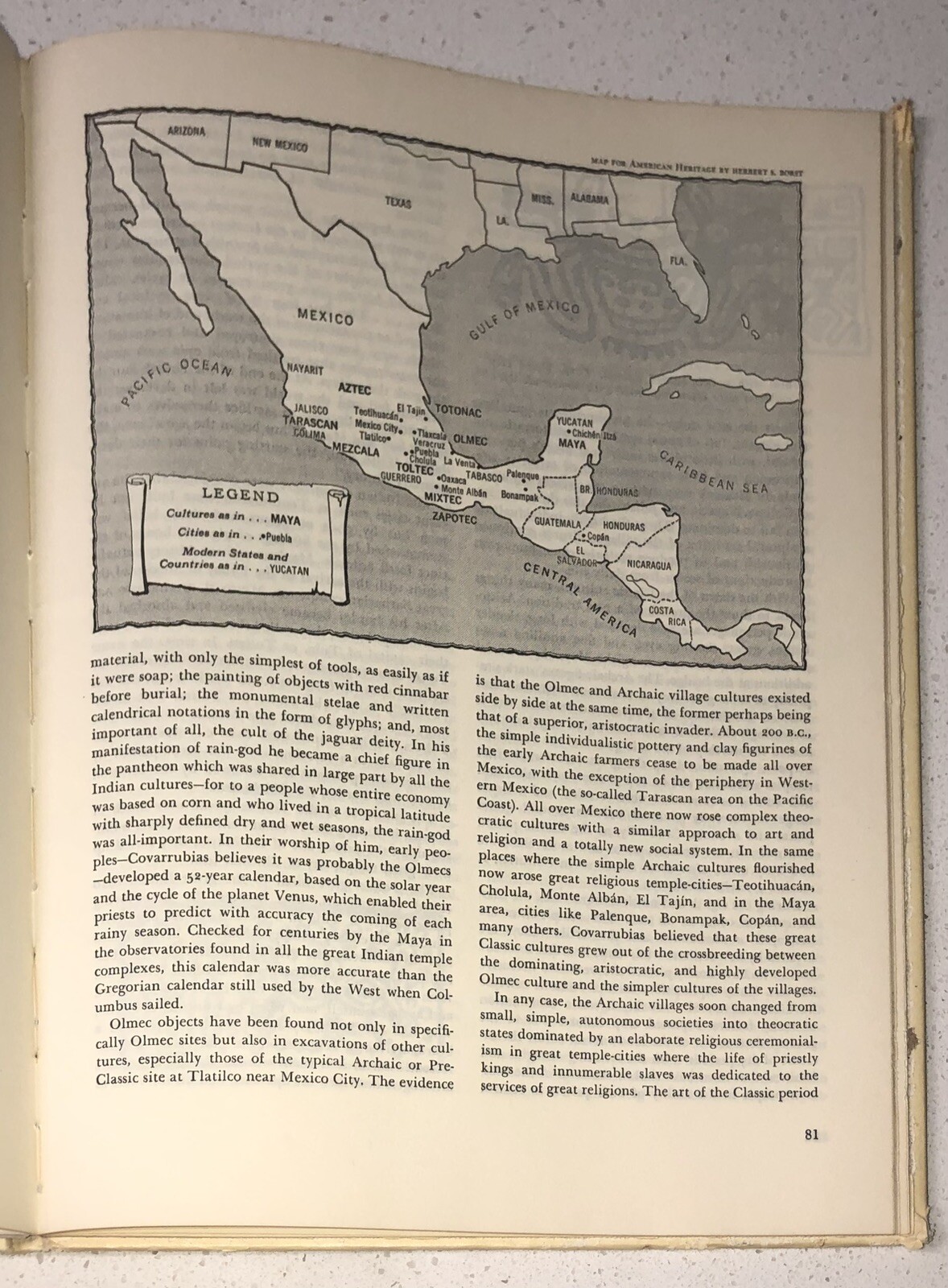 American Heritage February 1959 Volume X Number 2 Early Marine Officer Cover