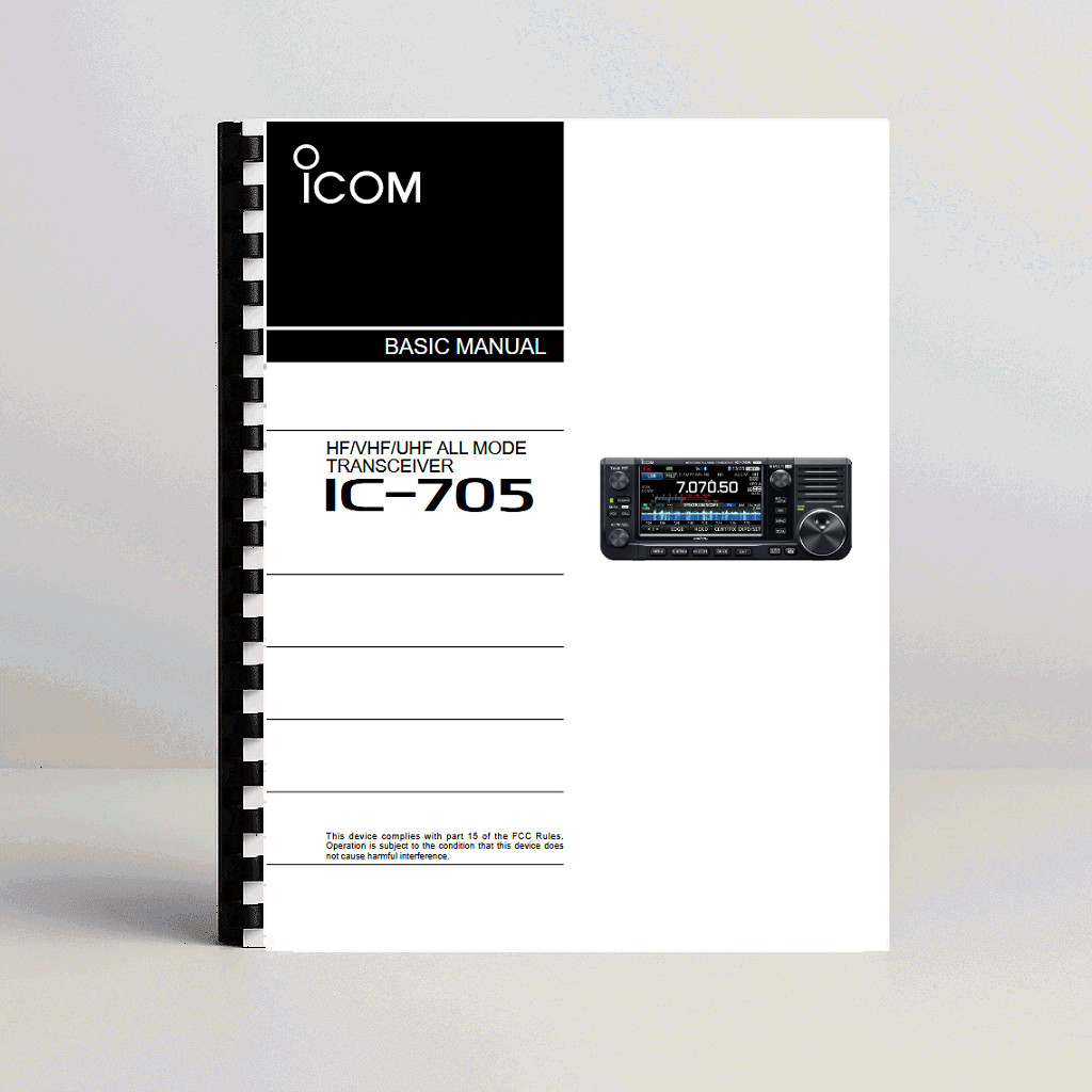 ICOM IC-705 Transceiver Basic User Manual 96 pages