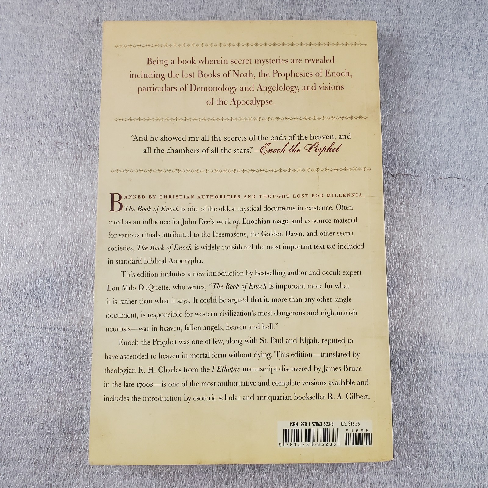 The Book of Enoch the Prophet by RH Charles 2012 Paperback