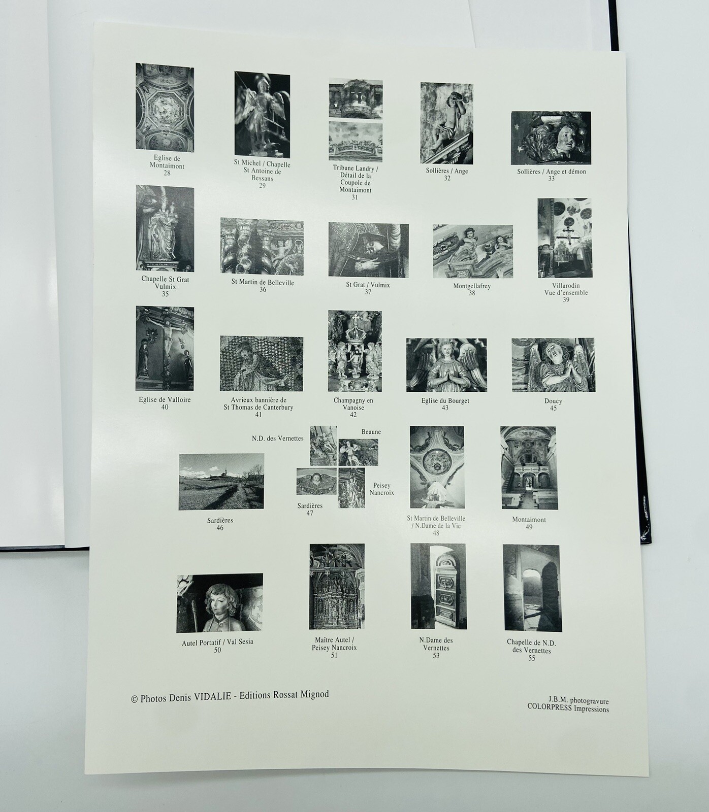 Chemins De Baroque Denis Vidalie French Photo Hardcover Book; Printed in FRANCE