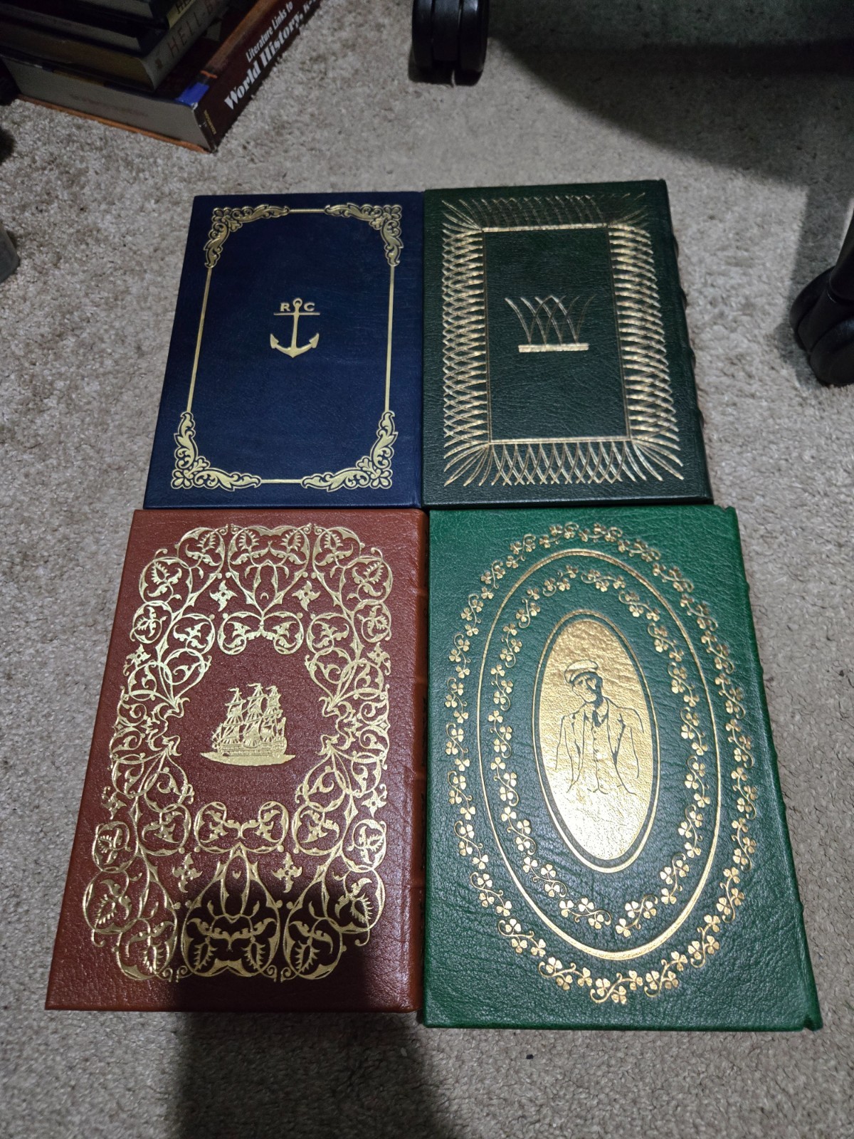 The Easton Press Lot of 4 Books – Gulliver’s Travels Leaves of Grass Portrait of