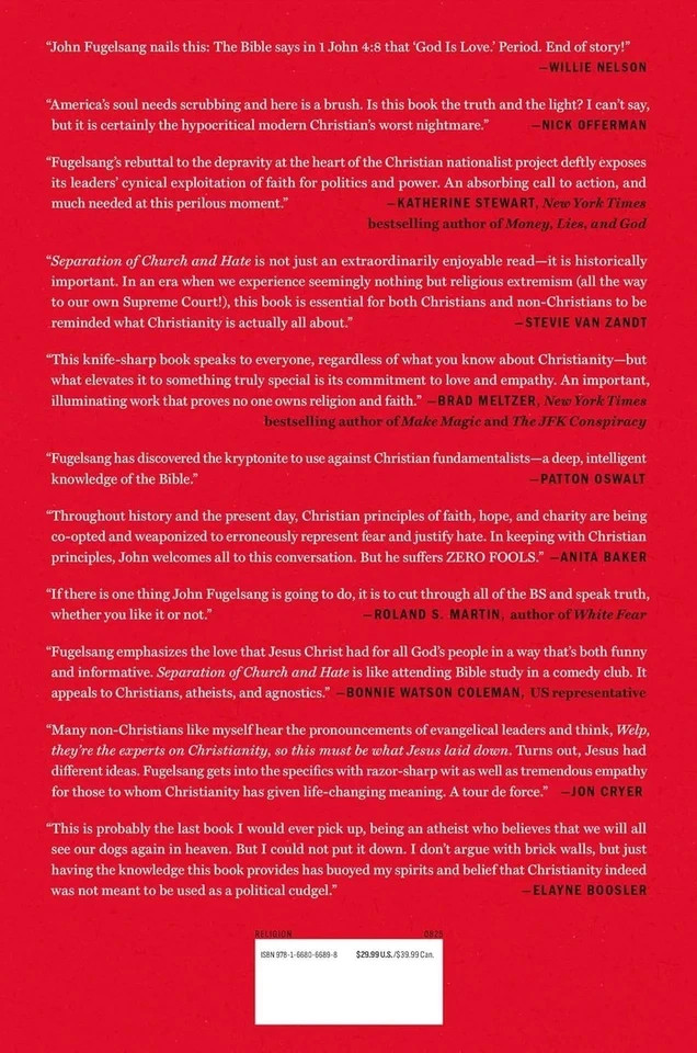 Separation of Church and Hate: paperback