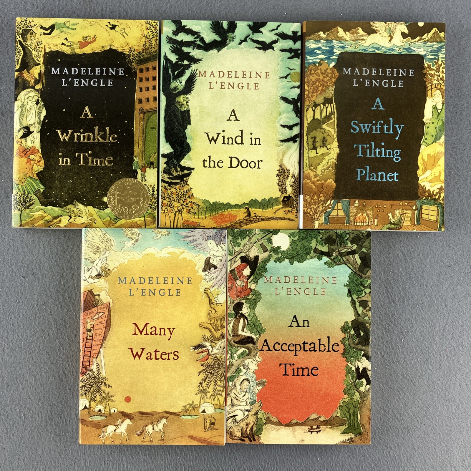 A Wrinkle in Time Quintet, 5 Books Box Set (2007), Madeleine L’Engle – Paperback