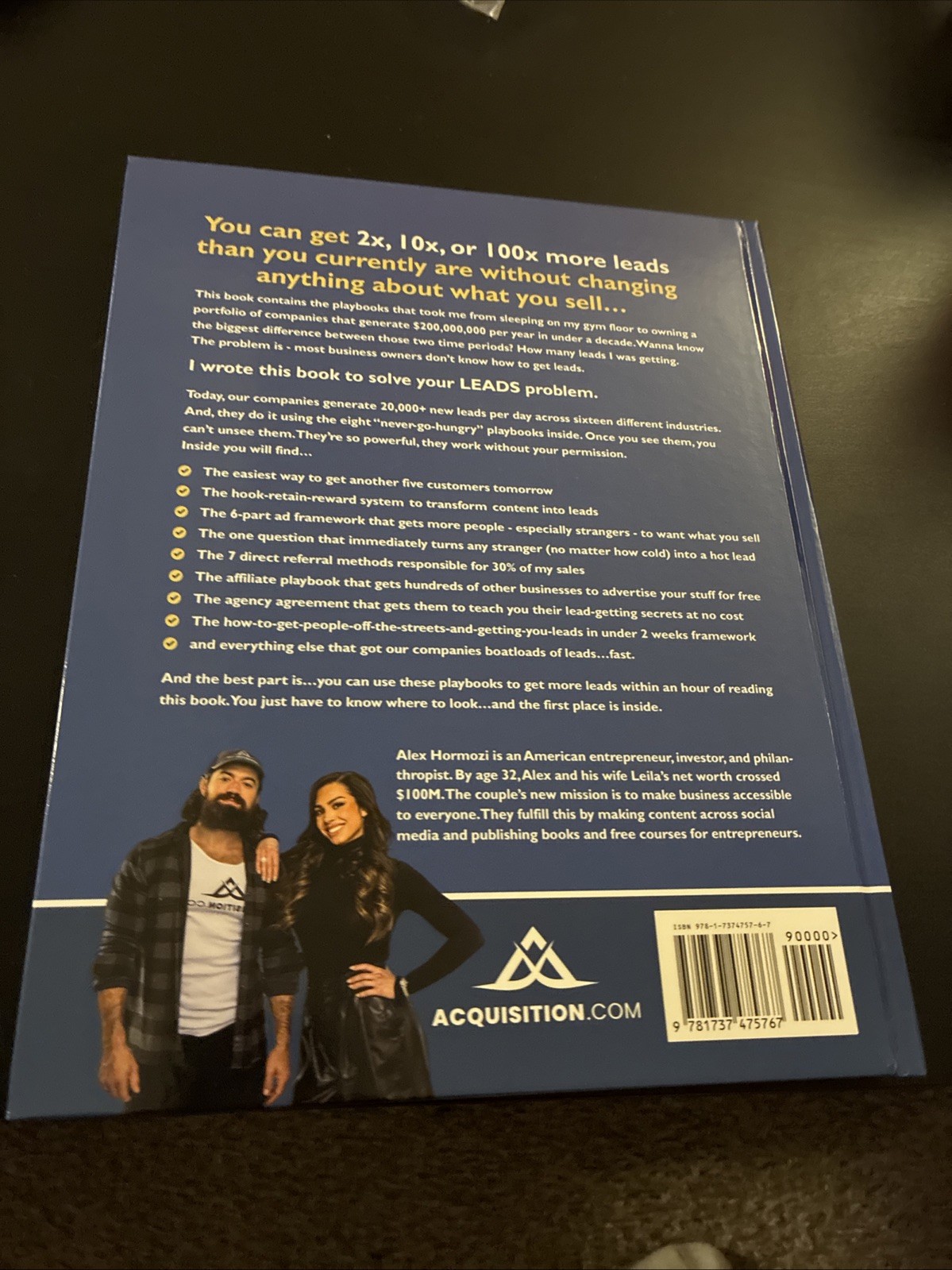 $100M Leads: How to Get Strangers To Want to Buy – Hardcover, by Hormozi Alex