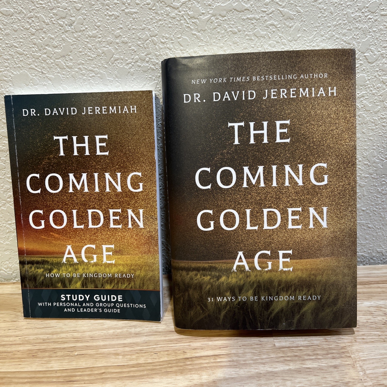 6 Dr. David Jeremiah Hardback Books & 6 Paperback Study Guides