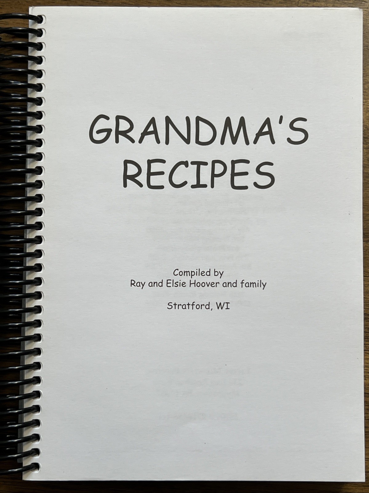 Grandma’s Recipes: Recipes From the 1920’s, 30’s And 40’s Vintage Spiral Bound