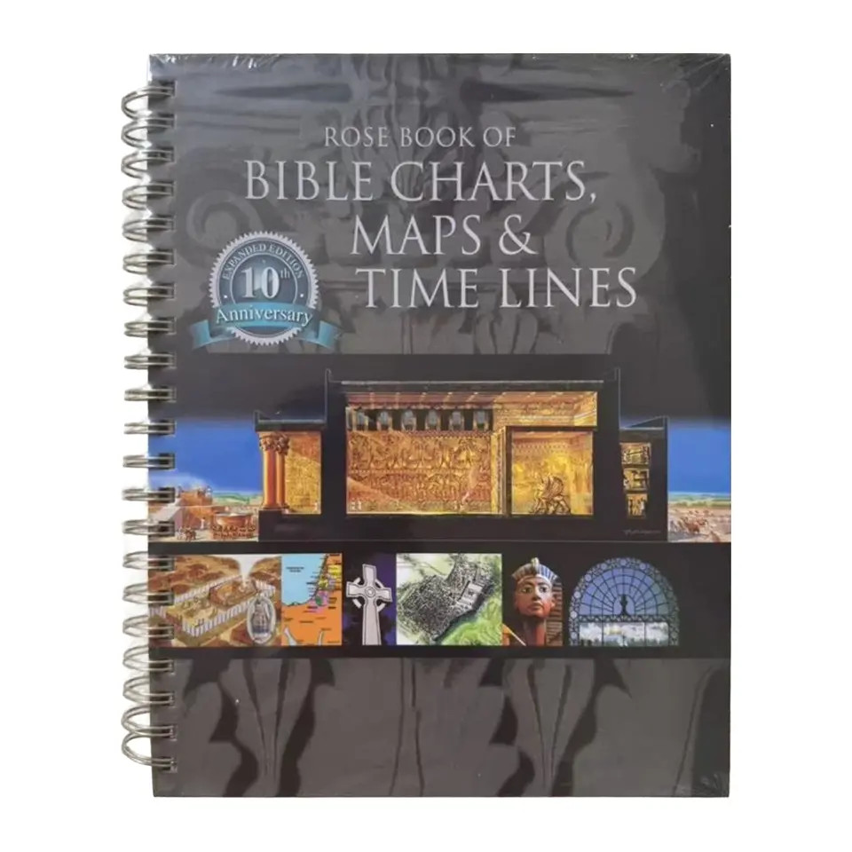 Rose Book of Bible Charts Maps & Time Lines 10th Anniversary, FREE SHIPPING