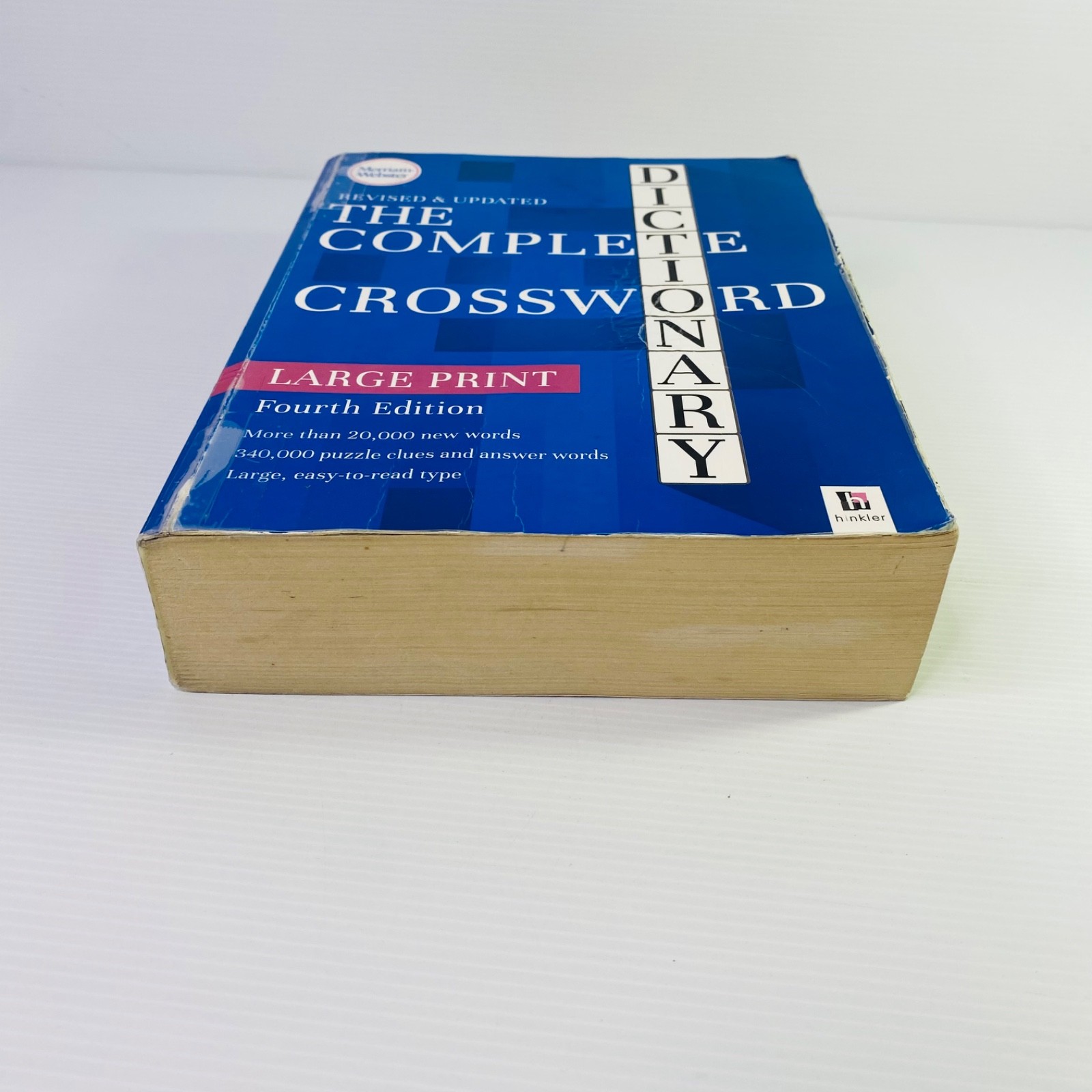 The Complete Crossword Dictionary LARGE PRINT Fourth 4th Edition 9781488934469