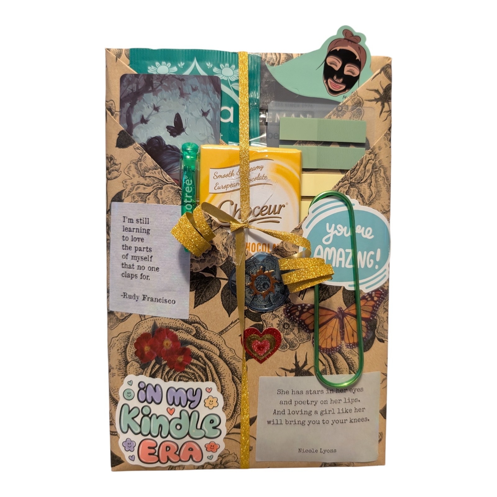 Enchanted Escape: Blind Date With A Book, Tea, Candy Bookmark More Booktok
