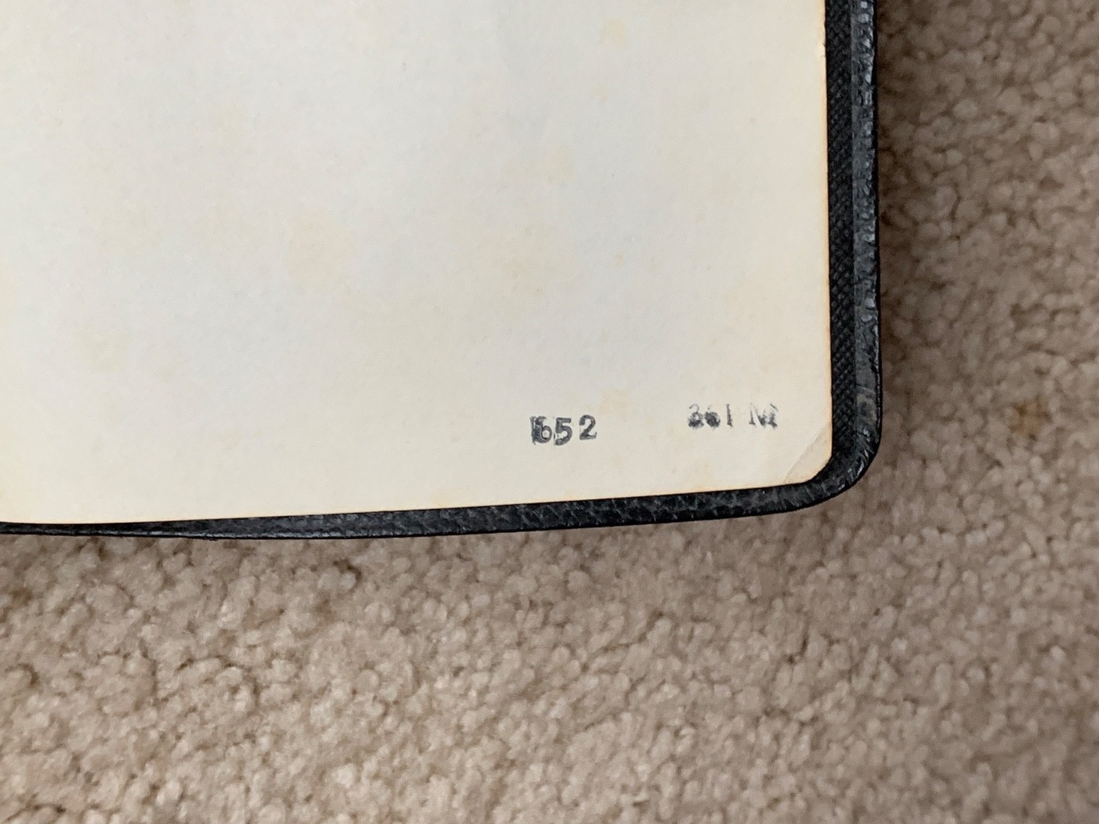 Bible world publishing company compact red letter 1950s 652 361 Morocco