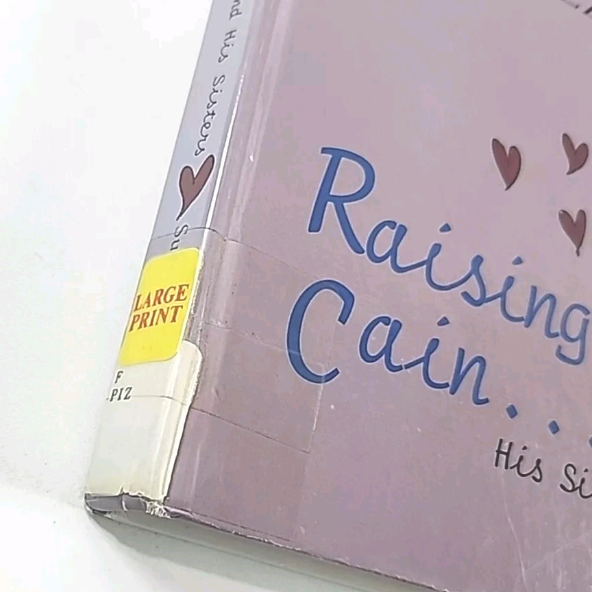 Raising Cain… And His Sisters By Suzy Pizzuti LARGE PRINT Hardcover Book 2000