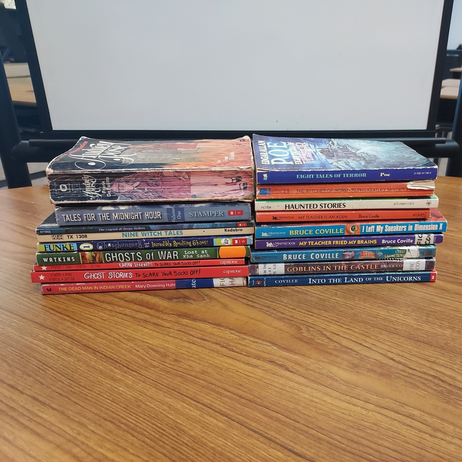 Mixed Lot of 18 Horror, Sci-Fi and Ghost Stories, Bruce Coville & Audrey Rose