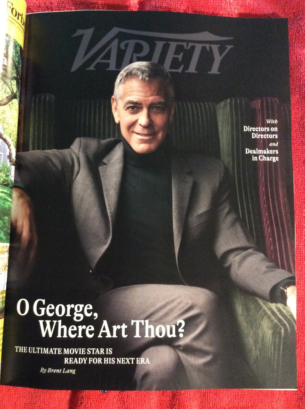 VARIETY MAGAZINE DECEMBER 31 2025 GEORGE CLOONEY DIRECTORS ON DIRECTORS