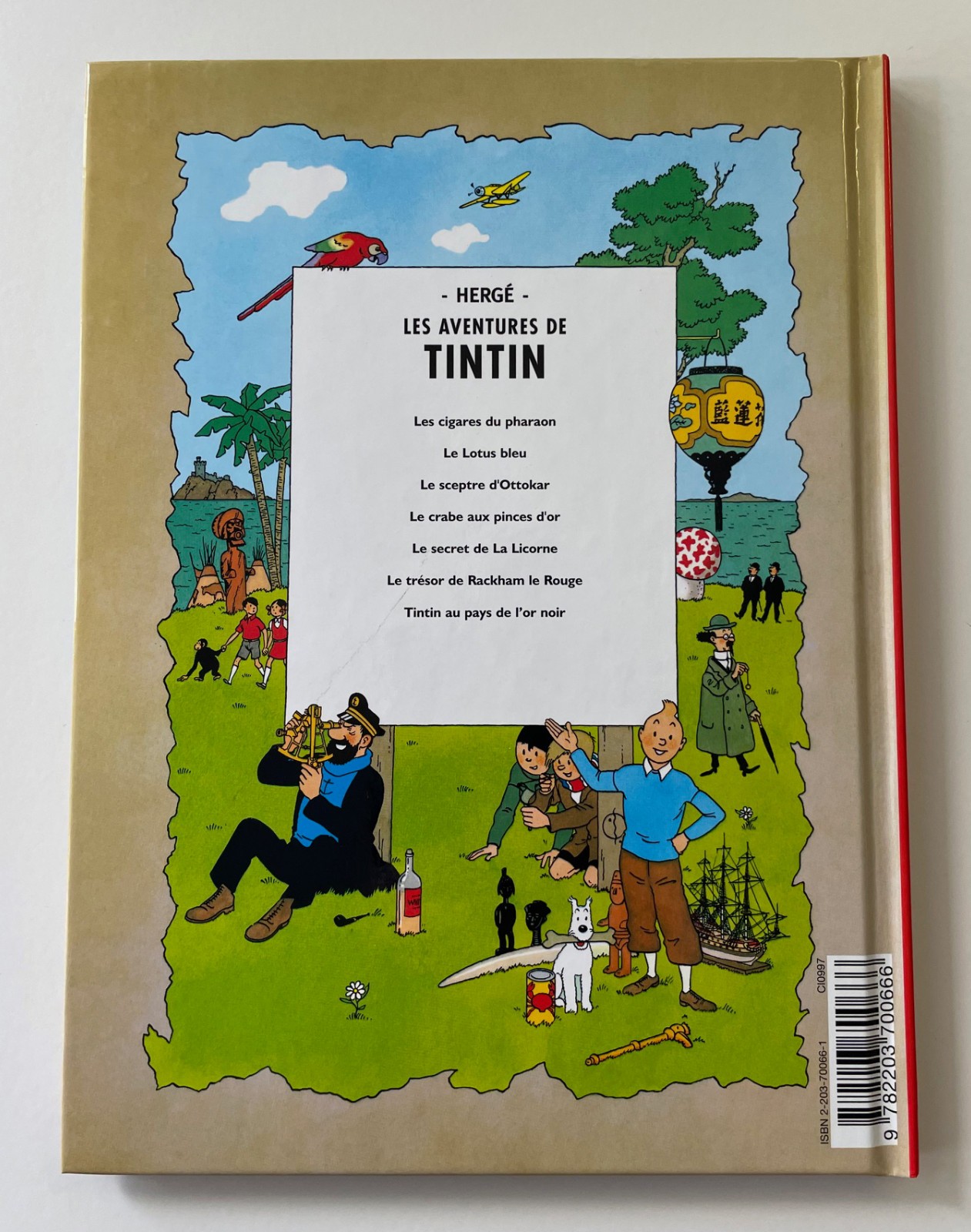 FREE SHIP Tintin Crab With Golden Claws French Petit Format Herge Hardcover