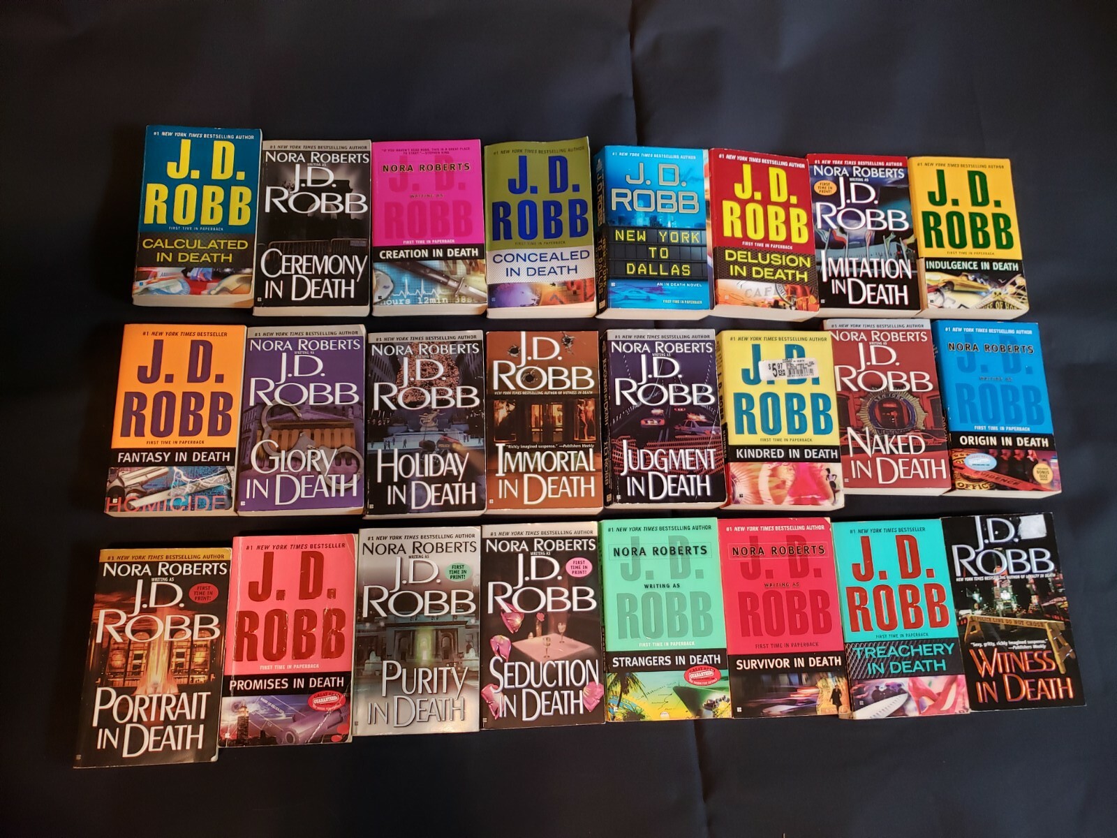 Nora Roberts writing as JD Robb In Death Series – You Pick!