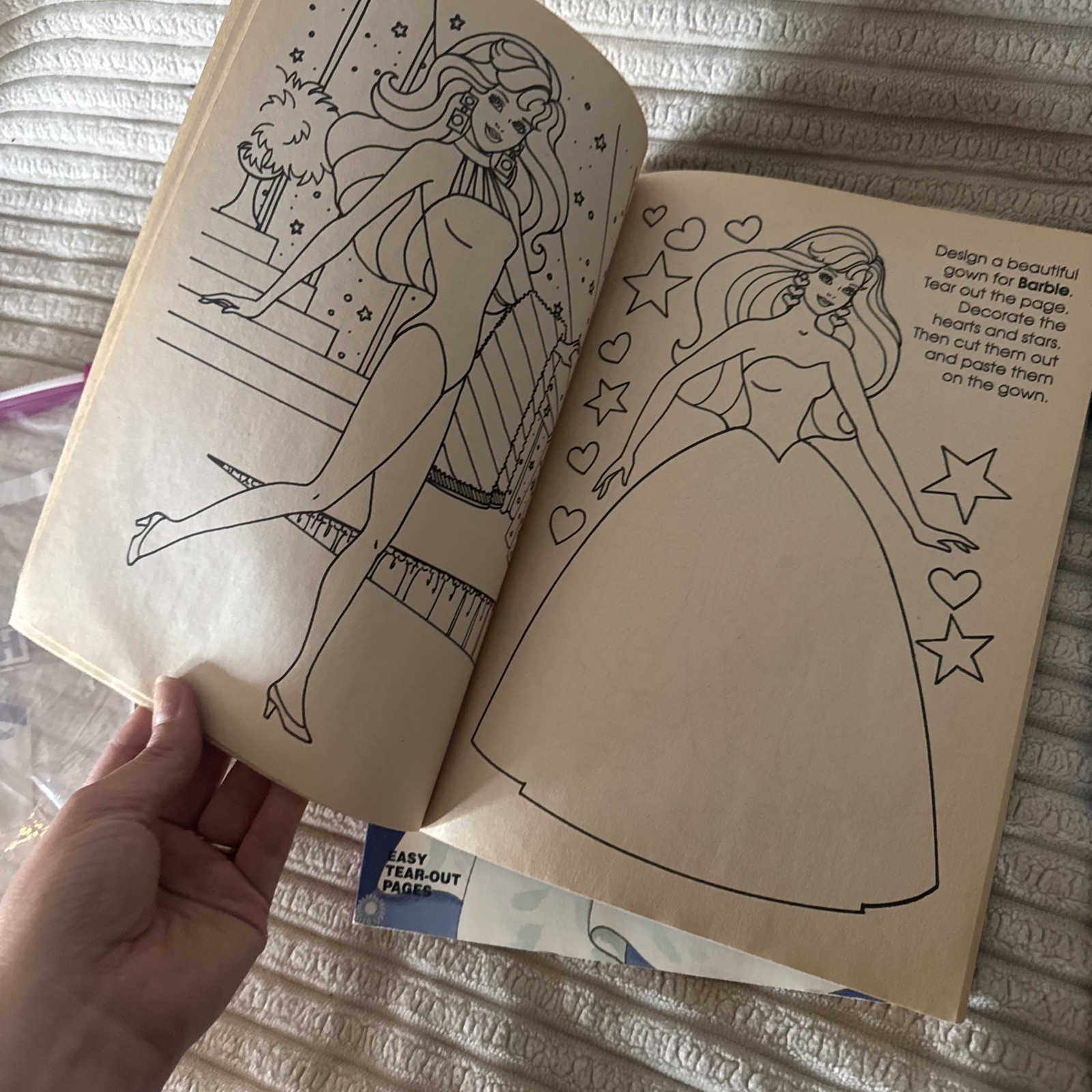 VTG. 1990S Golden Books Barbie Coloring/Activity Books Lot Of 3 UNCOLORED