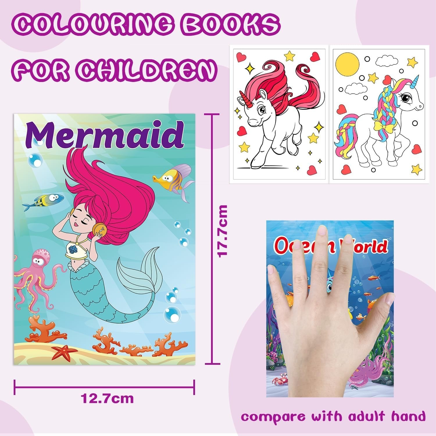 20Pack Coloring Books for Kids Ages 4-8 5.1 x 7 inch,Mini Coloring Books for …