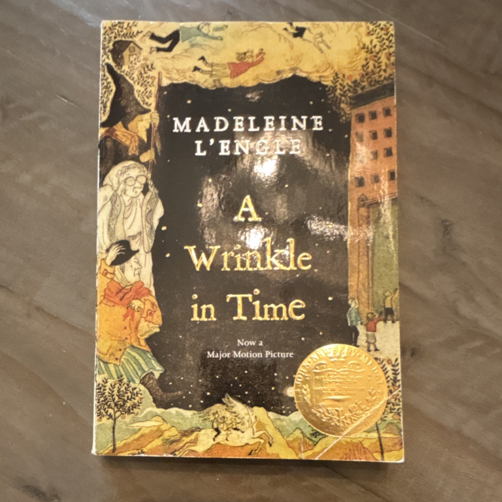 A Wrinkle in Time Quintet by Madeleine L’Engle Perfect 2007 Square Fish Novel