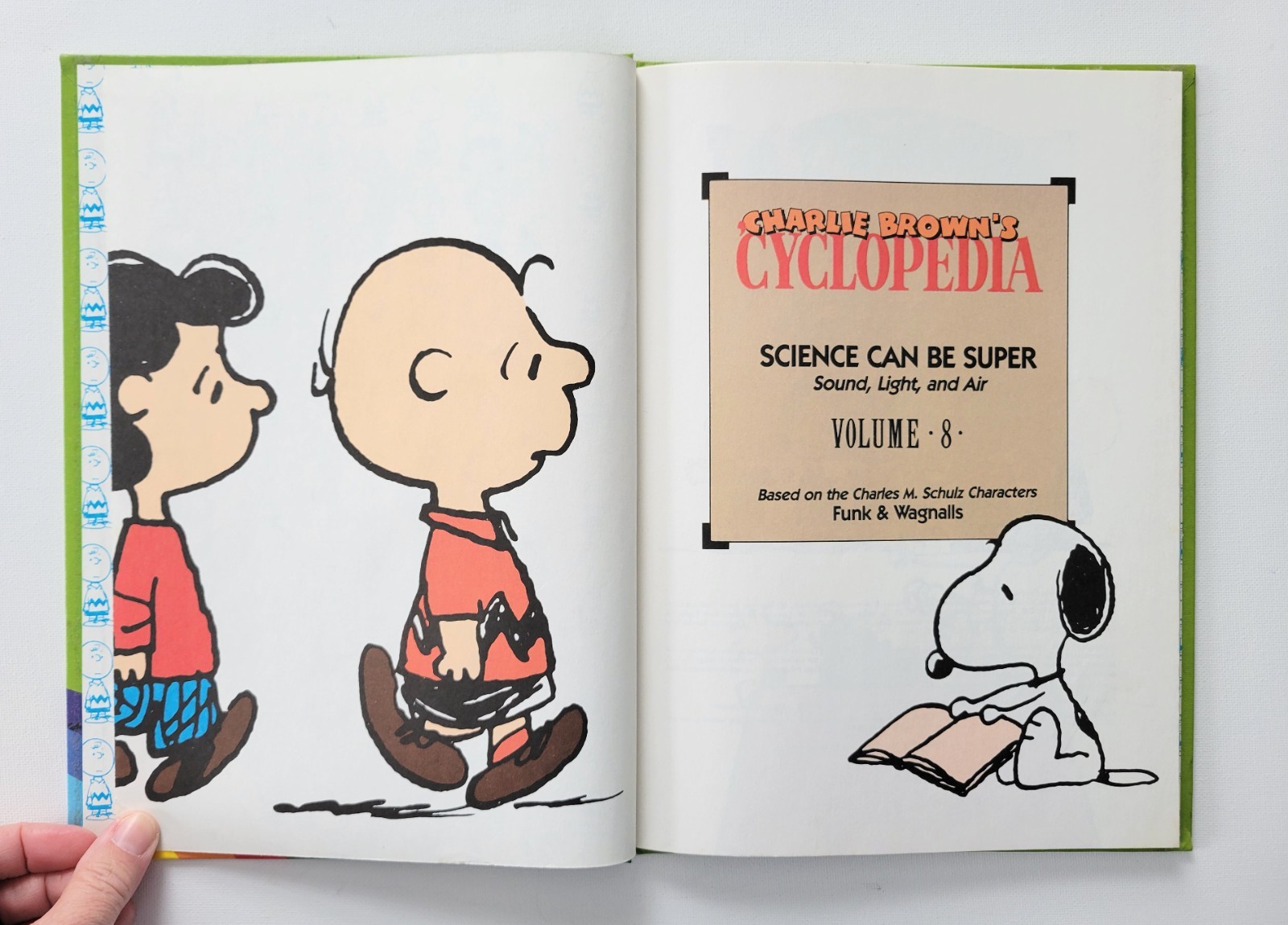 Vintage 1990 Charlie Brown’s ‘Cyclopedia HCs Lot of 5: Books 2 4 6 8 9