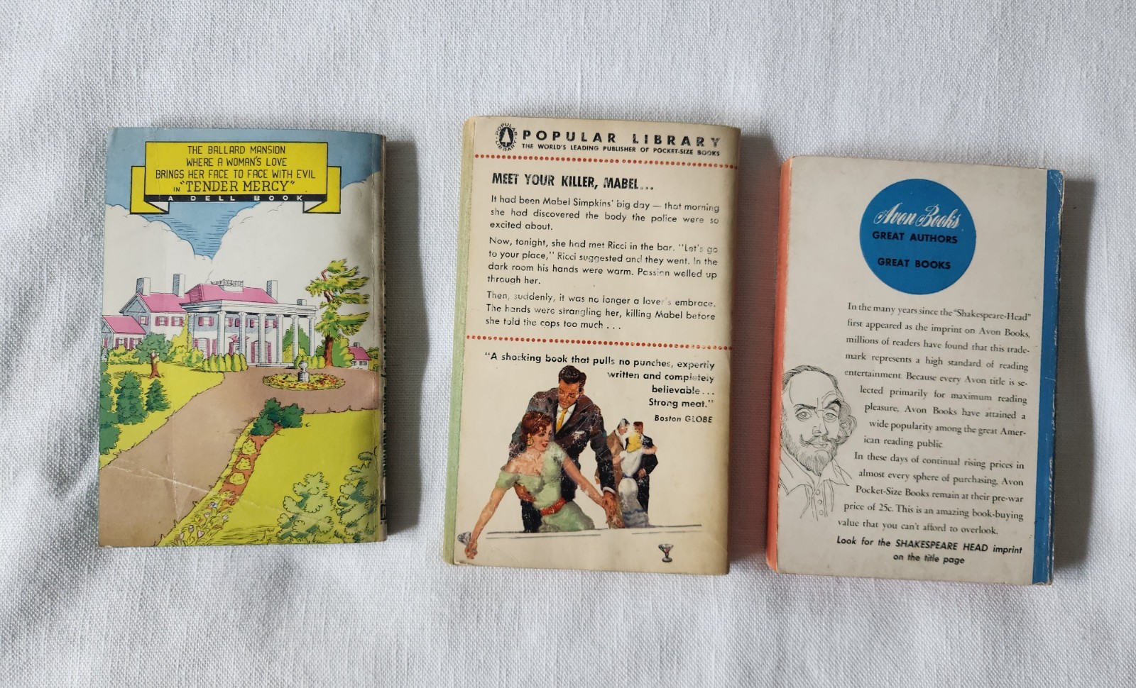 Lot of 18 Vintage Mystery Pulp Paperbacks: Halliday, Kaufman, Stout, Coxe, Ronns
