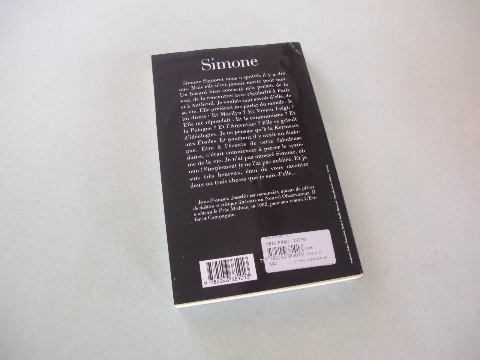 Simone Signoret Book Simone 138 pages Written in French