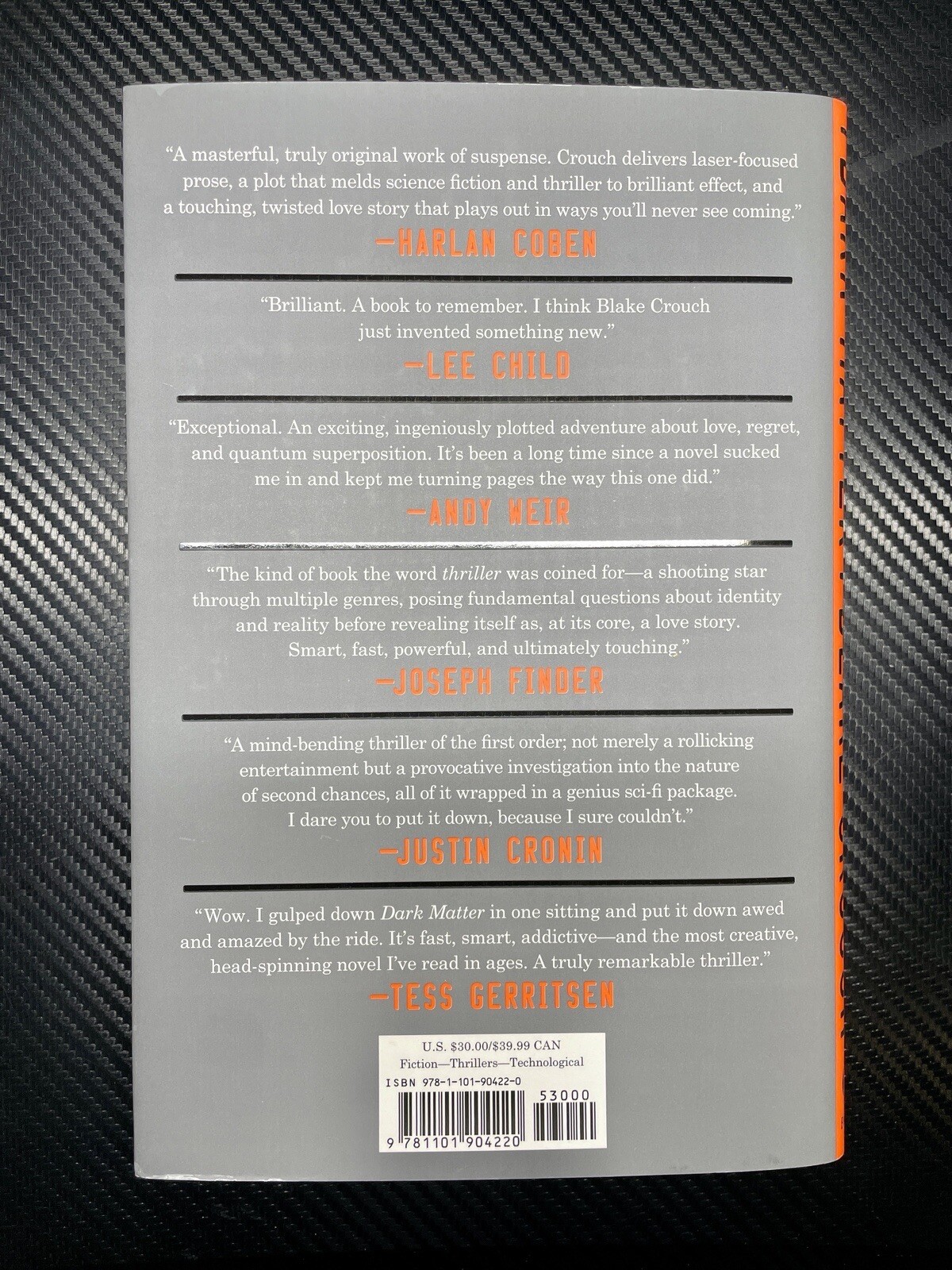 Dark Matter : A Novel Signed By Blake Crouch (2016)