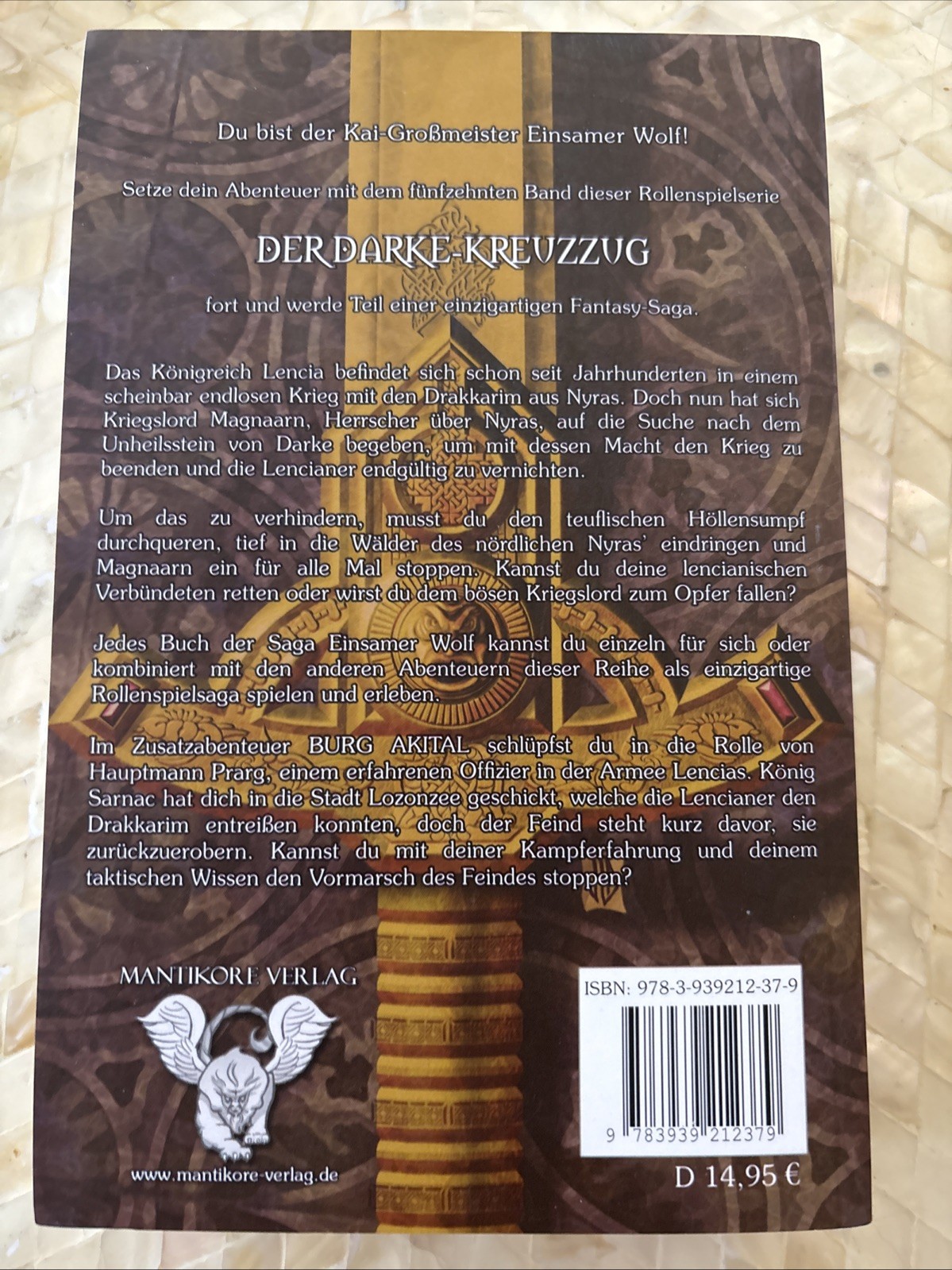 EINSAMER WOLF – Band 15: DER DARKE KREUZZUG – Fantasy – German Language
