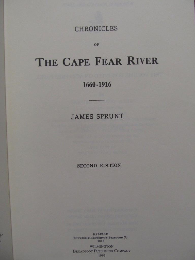 CHRONICLES OF THE CAPE FEAR RIVER – 1660-1916 – CIVIL WAR & BLOCKADE RUNNING NEW